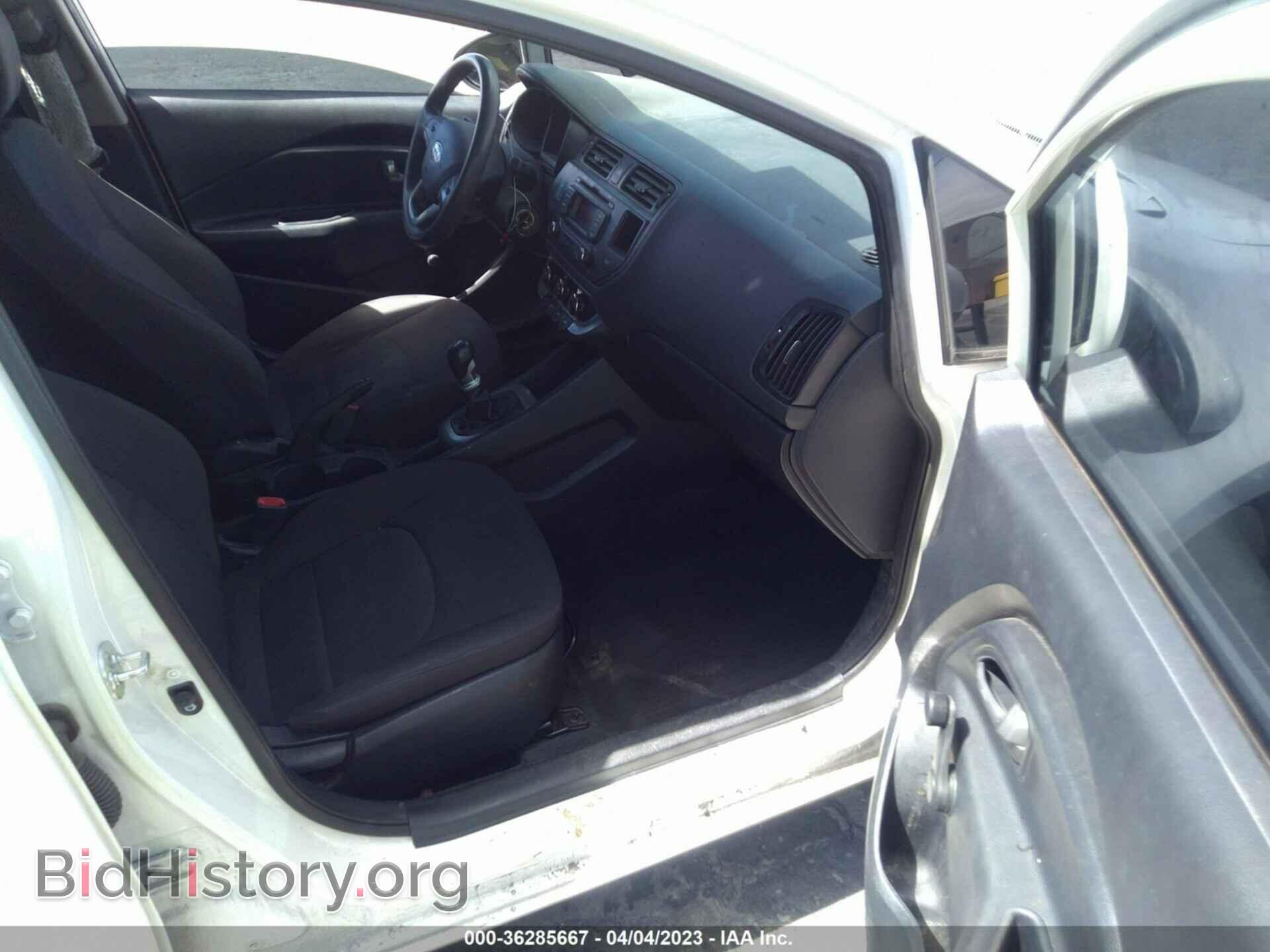 2014 KIA RIO - VIN: KNADM4A31E6355377 - Фото 5