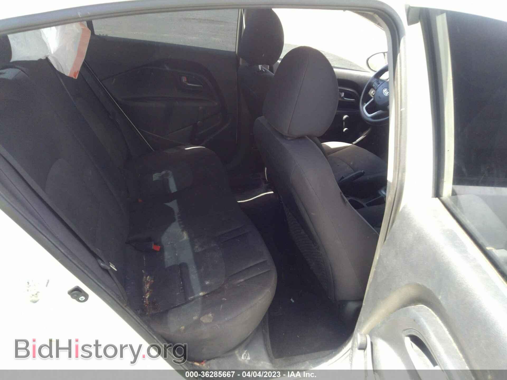 2014 KIA RIO - VIN: KNADM4A31E6355377 - Фото 8