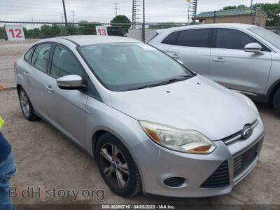 2014 Ford FOCUS SE, серебристый — VIN 1FADP3F25EL430495, IAAI