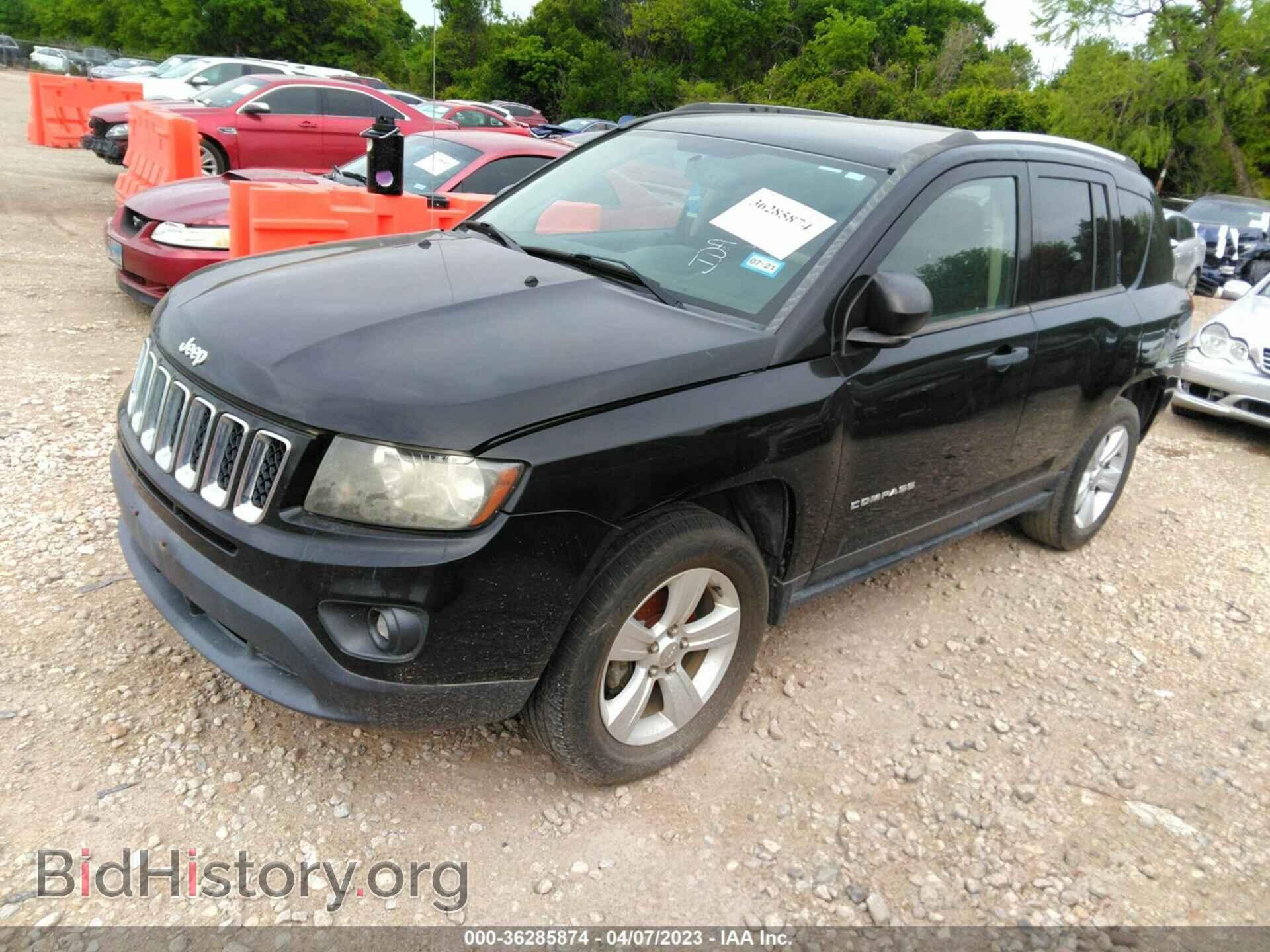 2014 JEEP COMPASS - VIN: 1C4NJCBB7ED740180 - Фото 2