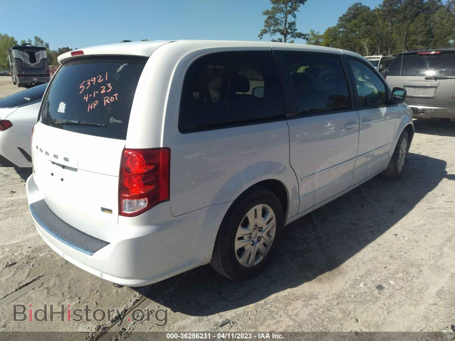 2016 DODGE GRAND CARAVAN - VIN: 2C4RDGBG5GR361626 - Фото 4