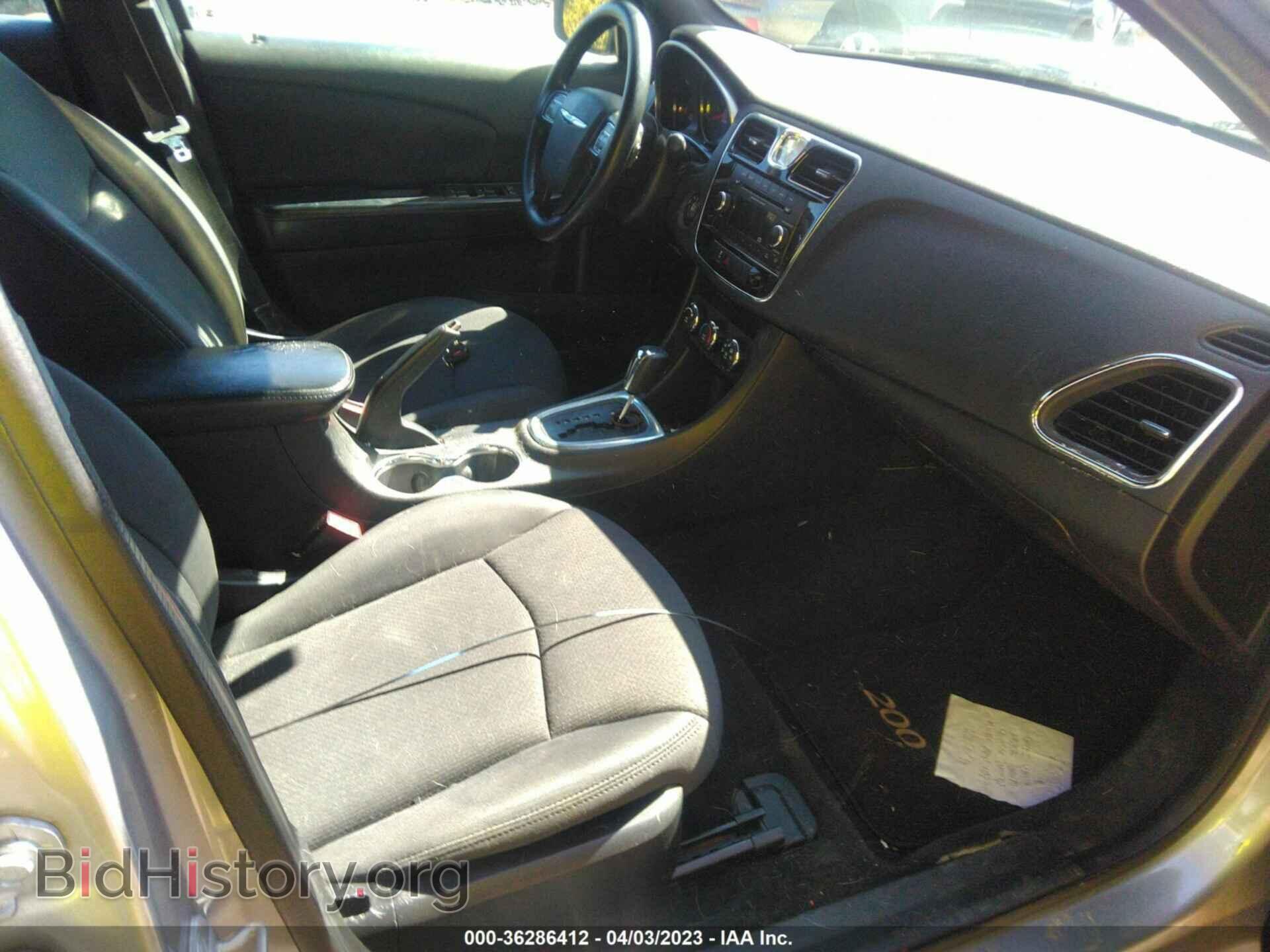 2013 CHRYSLER 200 - VIN: 1C3CCBAB5DN763824 - Фото 5