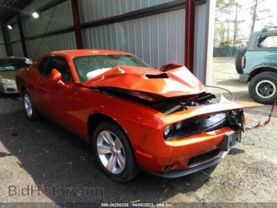 2023 Dodge CHALLENGER SXT, orange — VIN 2C3CDZAG2PH511723, IAAI