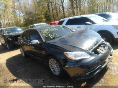 2011 Chrysler 200 Limited, черный — VIN 1C3BC2FG0BN516384, IAAI