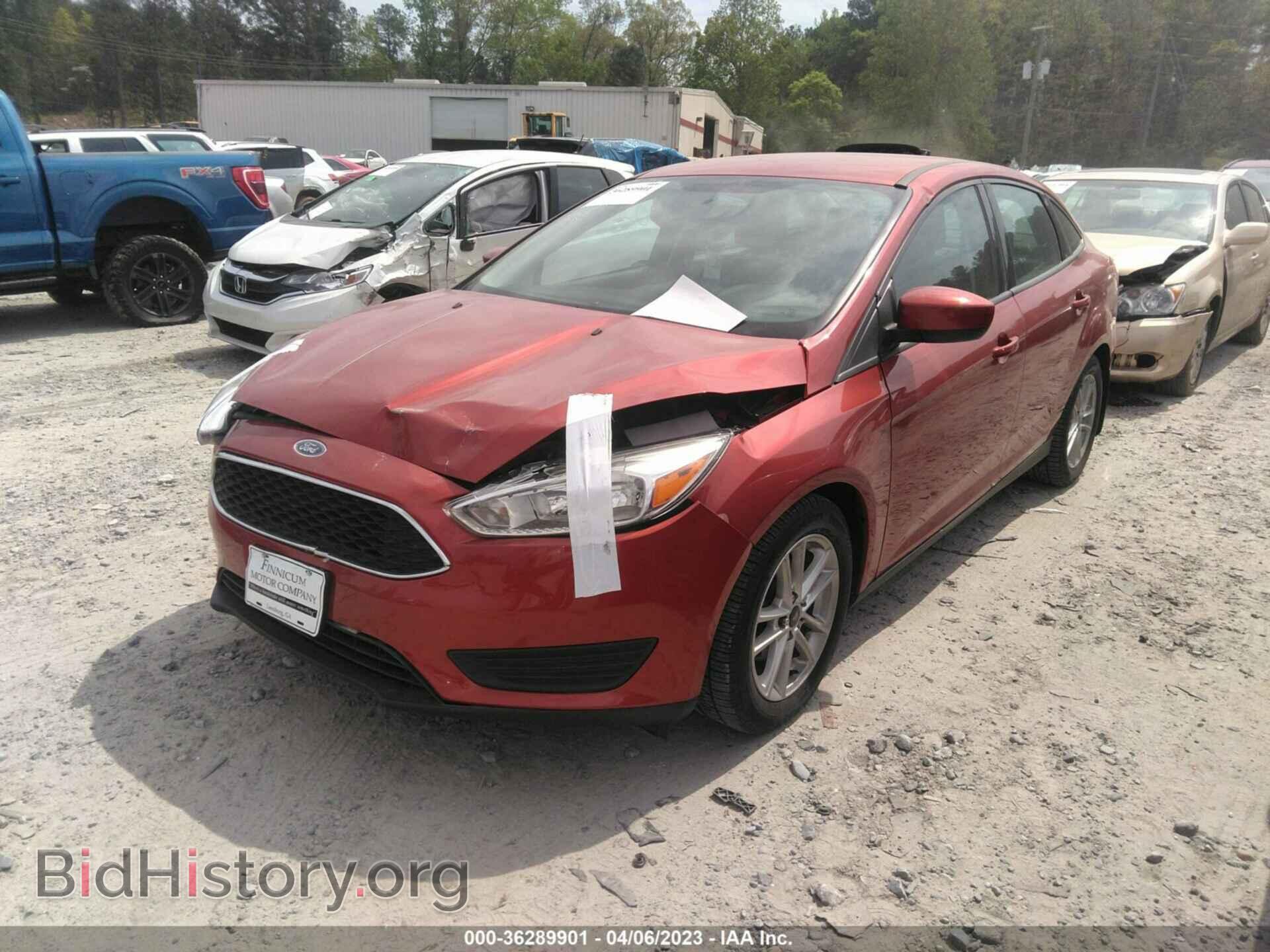 2018 FORD FOCUS - VIN: 1FADP3F25JL322887 - Фото 2