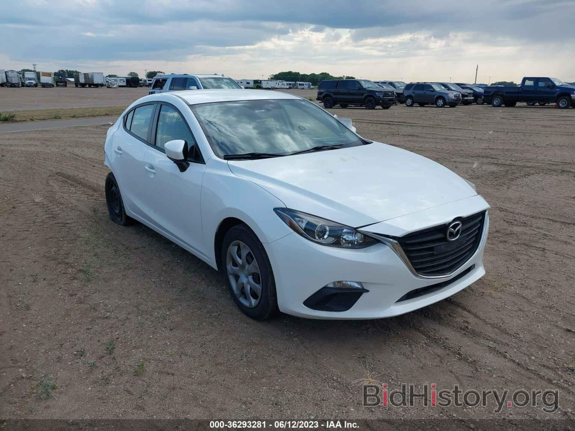 Photo JM1BM1T70G1343293 - MAZDA MAZDA3 2016