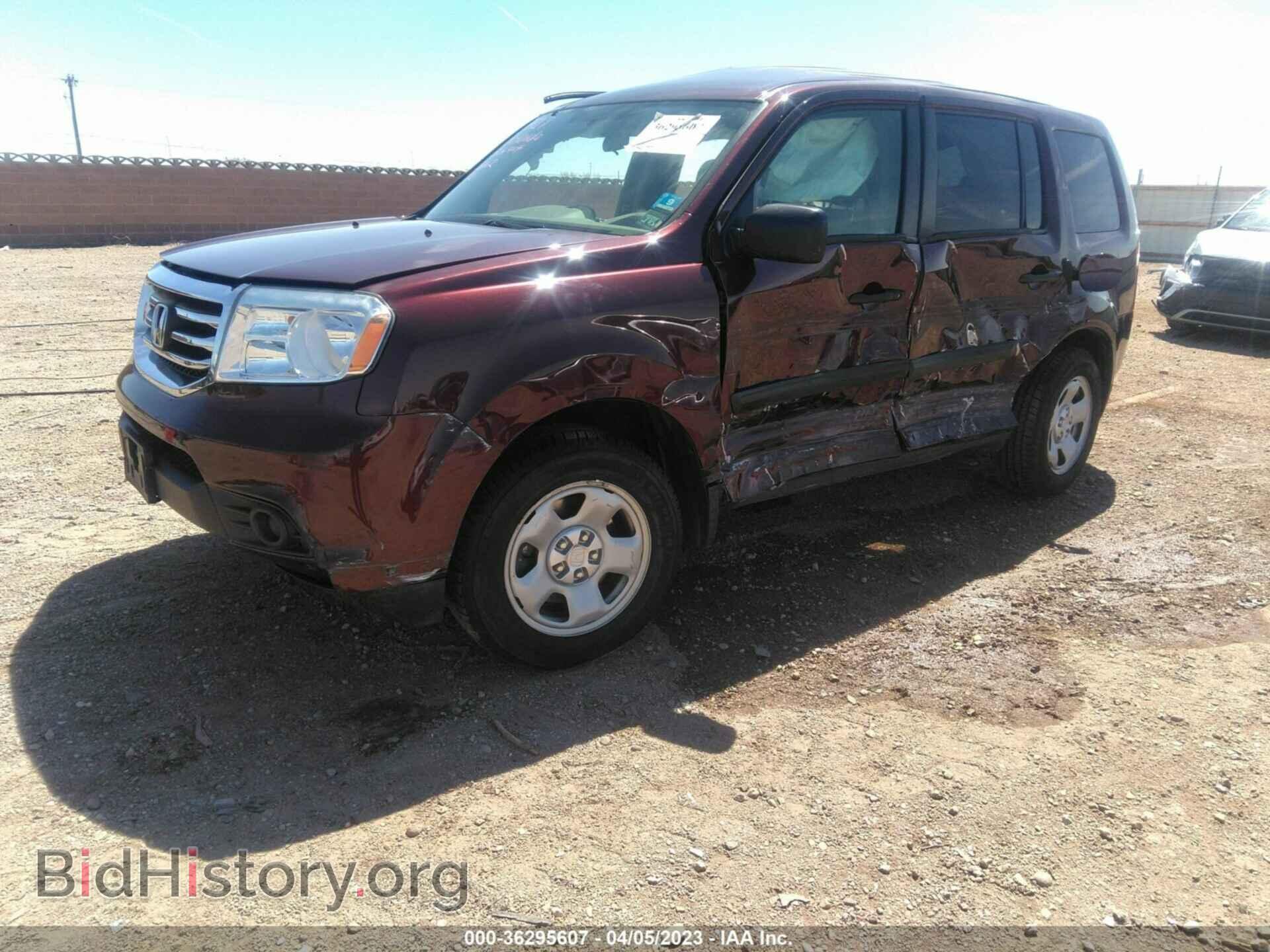 2013 HONDA PILOT - VIN: 5FNYF4H21DB064862 - Фото 2