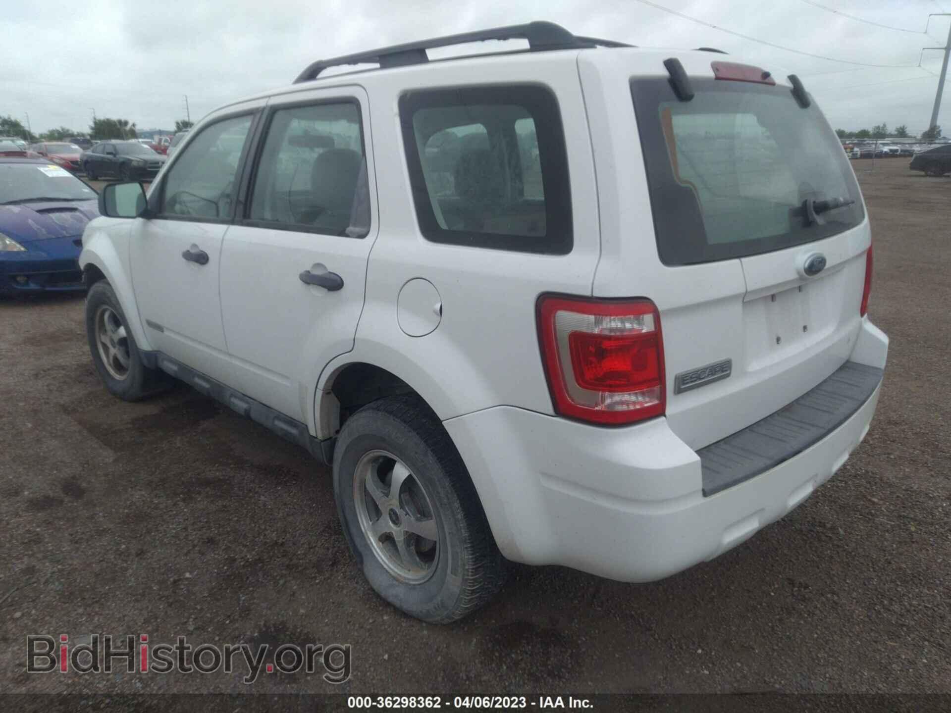 2008 FORD ESCAPE - VIN: 1FMCU02Z48KB33739 - Фото 3