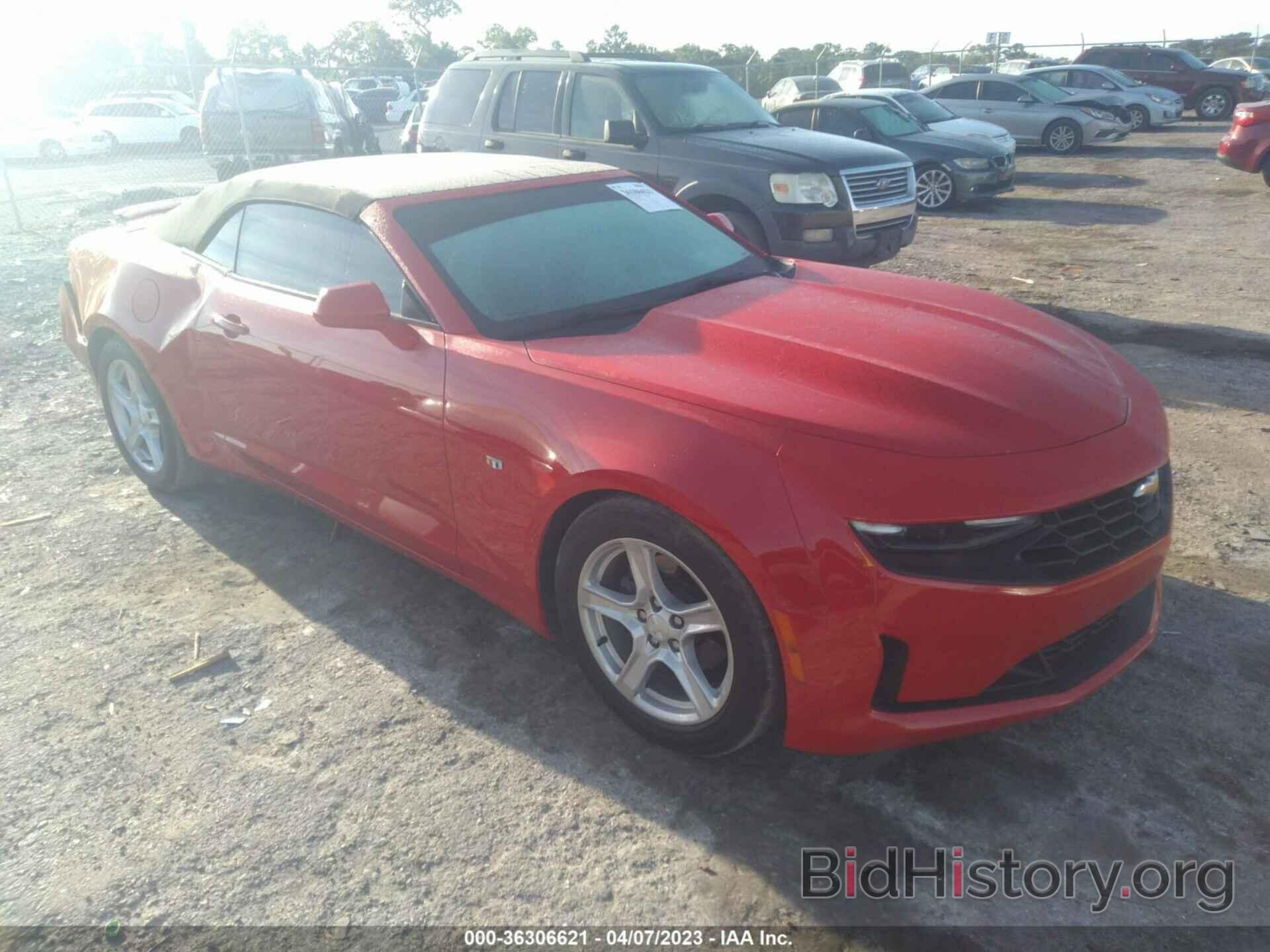 Photo 1G1FB3DS0K0111693 - CHEVROLET CAMARO 2019