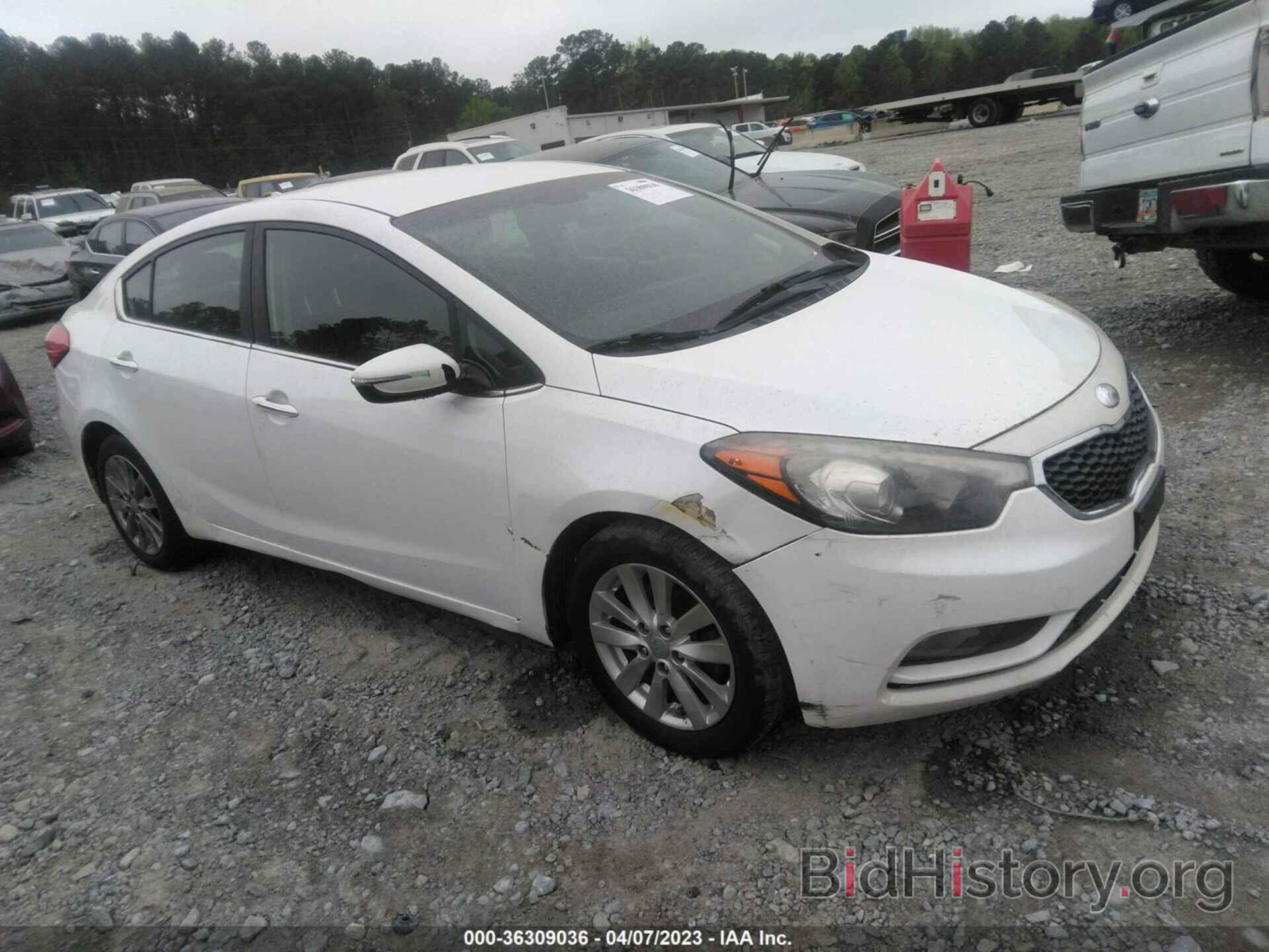 Photo KNAFX4A88E5162547 - KIA FORTE 2014