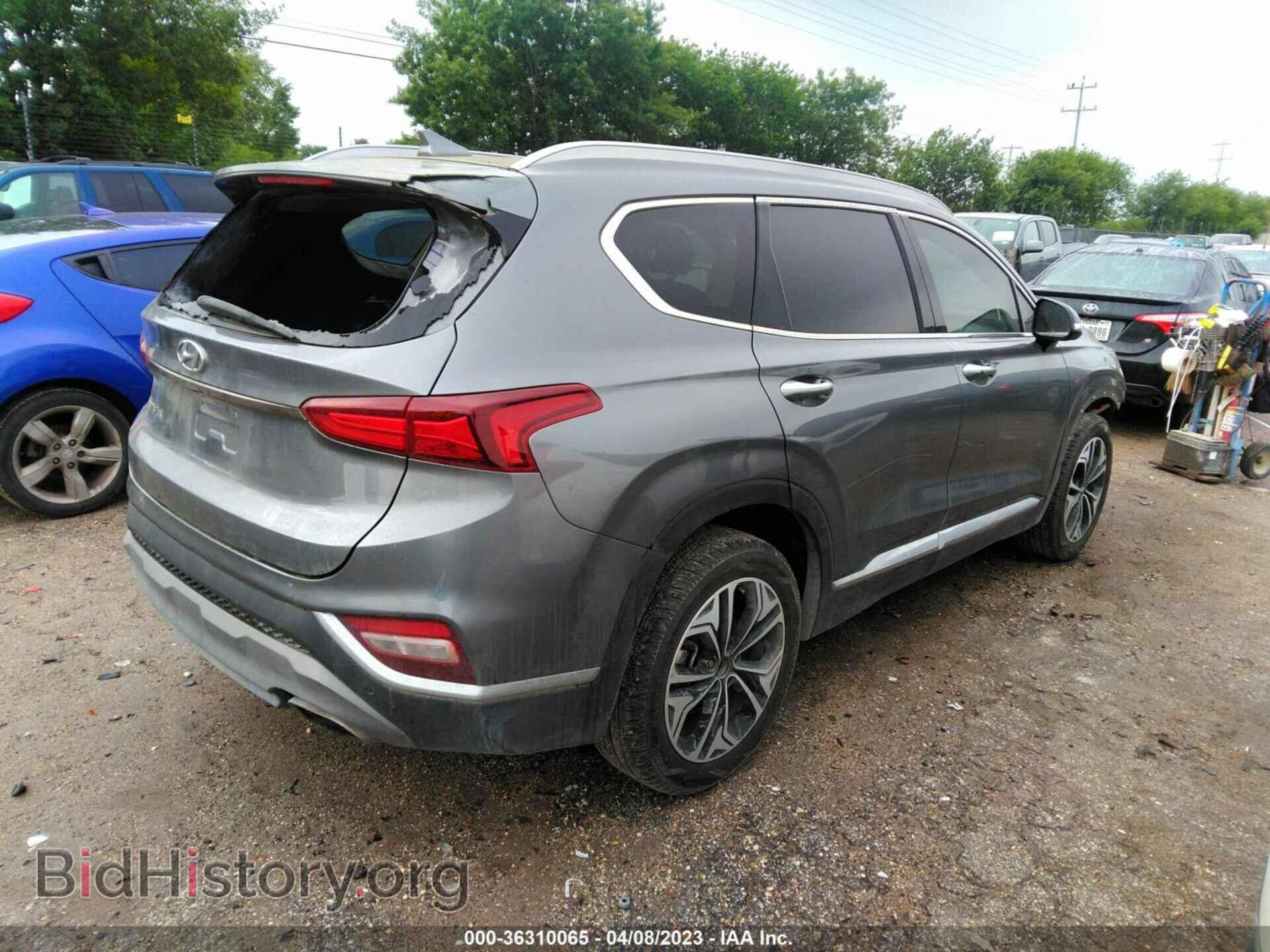 2019 HYUNDAI SANTA FE - VIN: 5NMS53AA6KH020100 - Фото 4