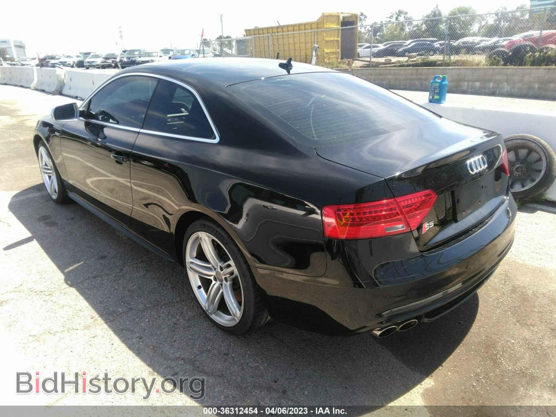 2013 AUDI S5 - VIN: WAUCGAFR2DA035236 - Фото 3
