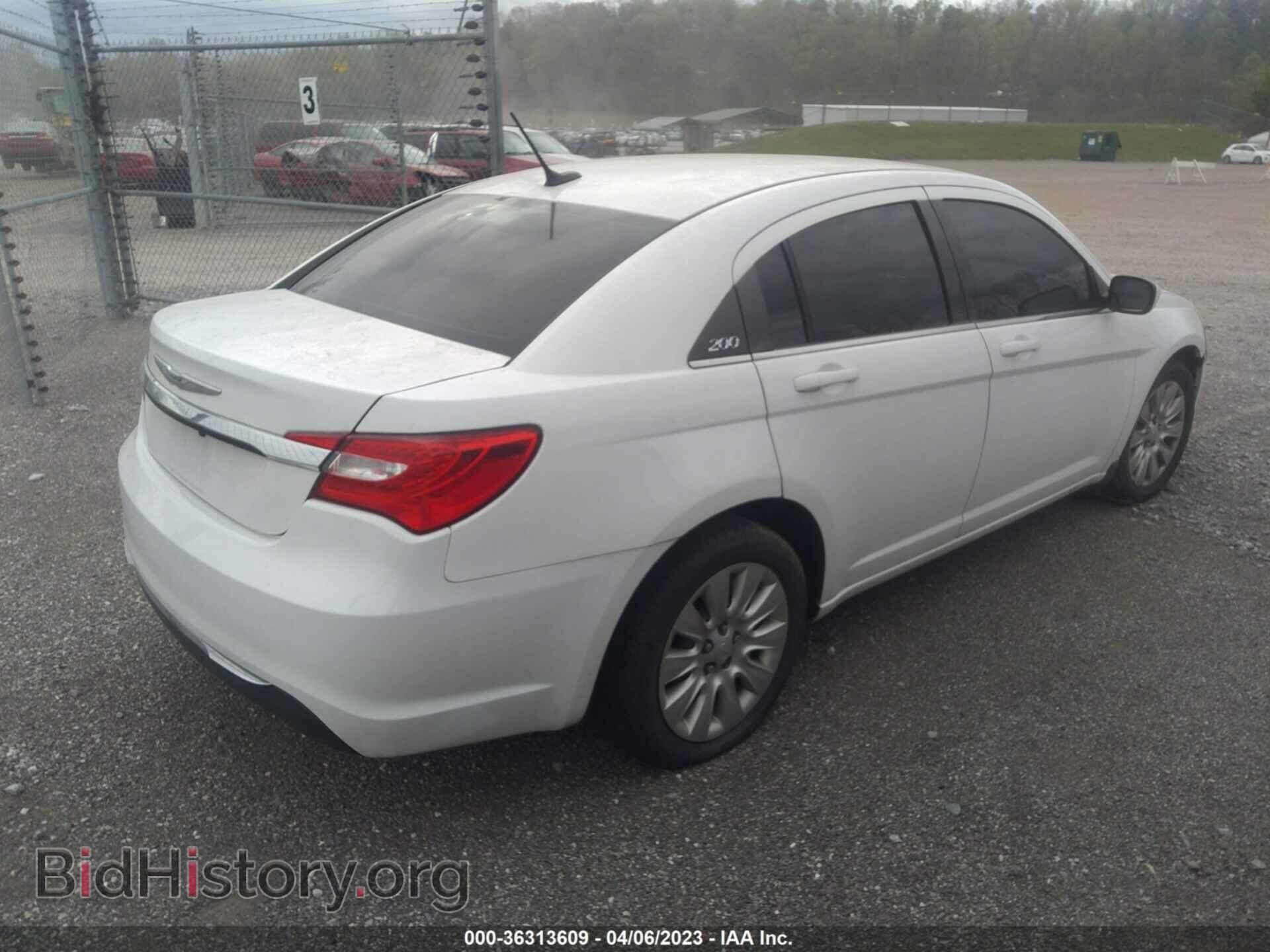 2013 CHRYSLER 200 - VIN: 1C3CCBAG5DN599812 - Фото 4