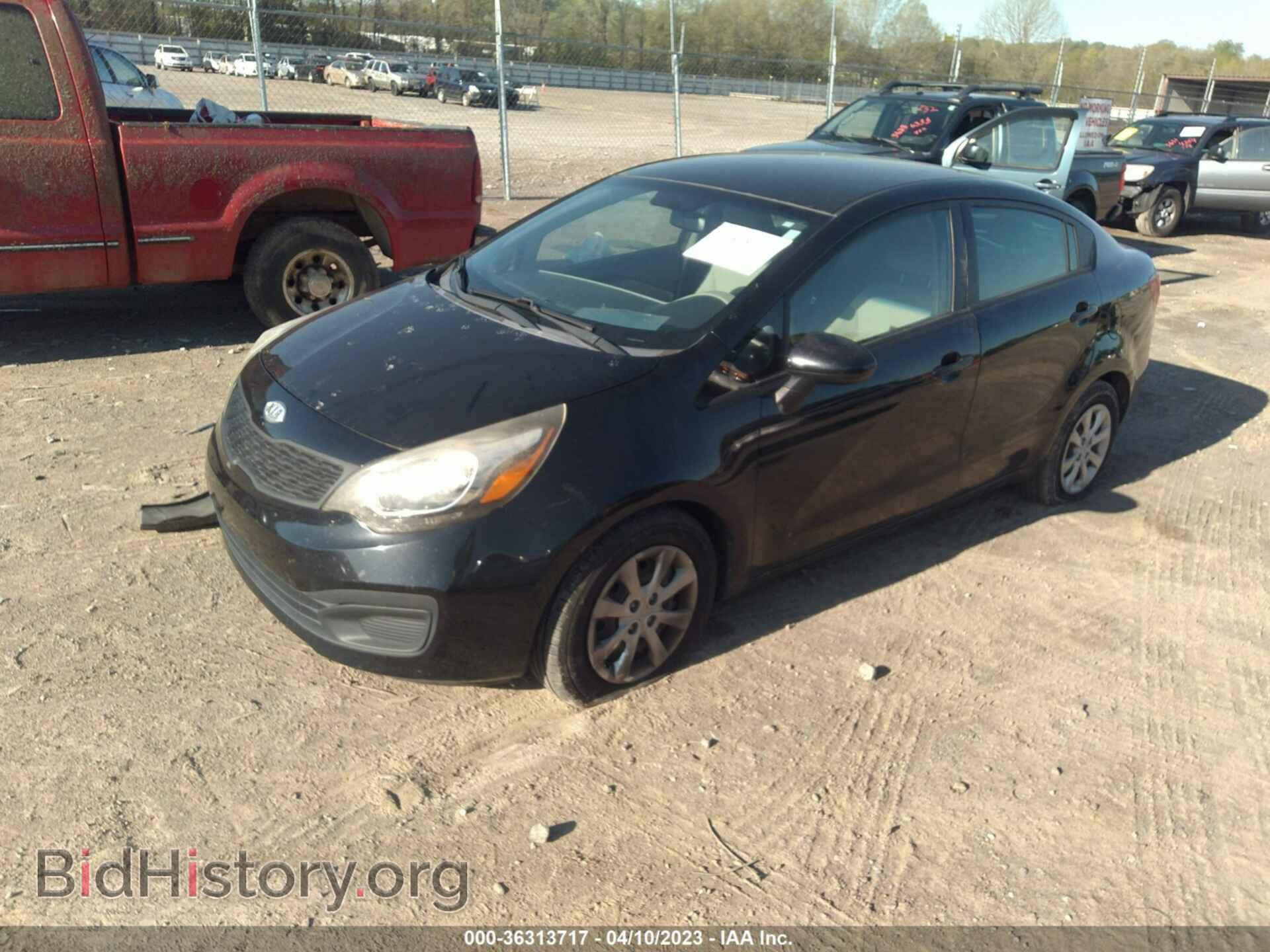 2013 KIA RIO - VIN: KNADM4A34D6098066 - Фото 2