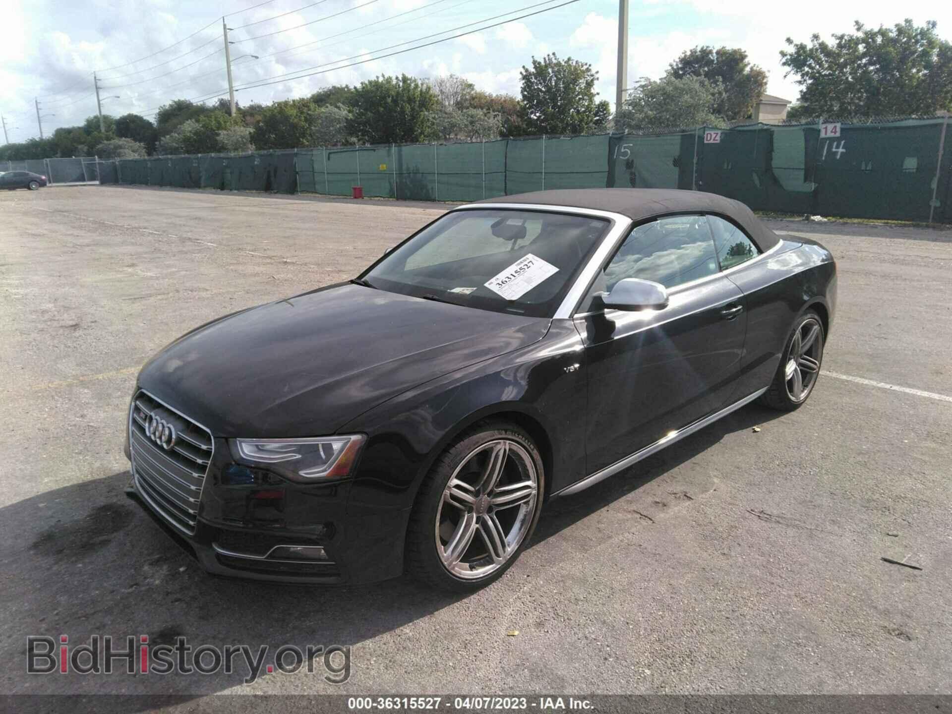 2013 AUDI S5 - VIN: WAUCGAFH7DN002295 - Фото 2