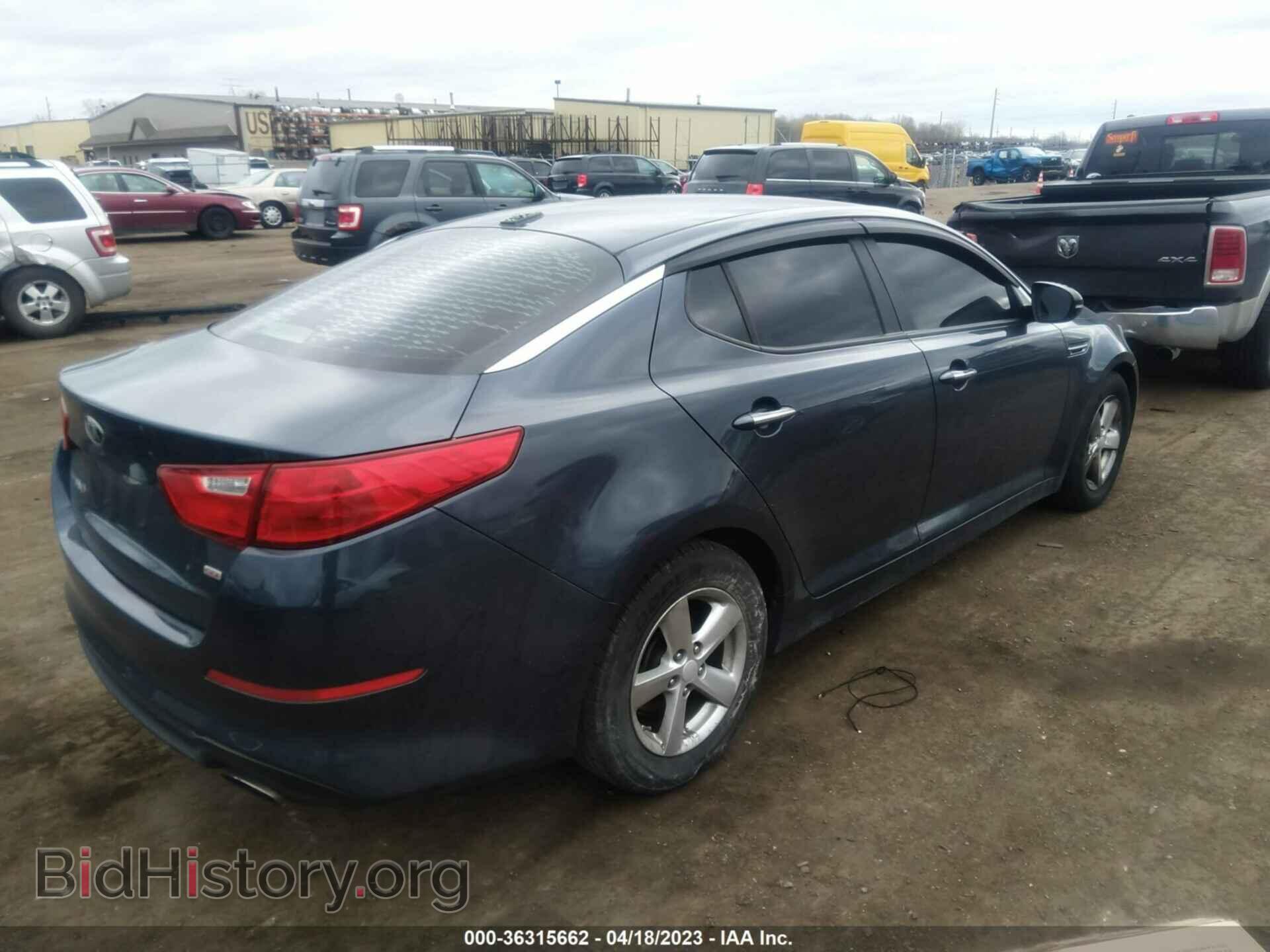 2015 KIA OPTIMA - VIN: KNAGM4A78F5568544 - Photo 4
