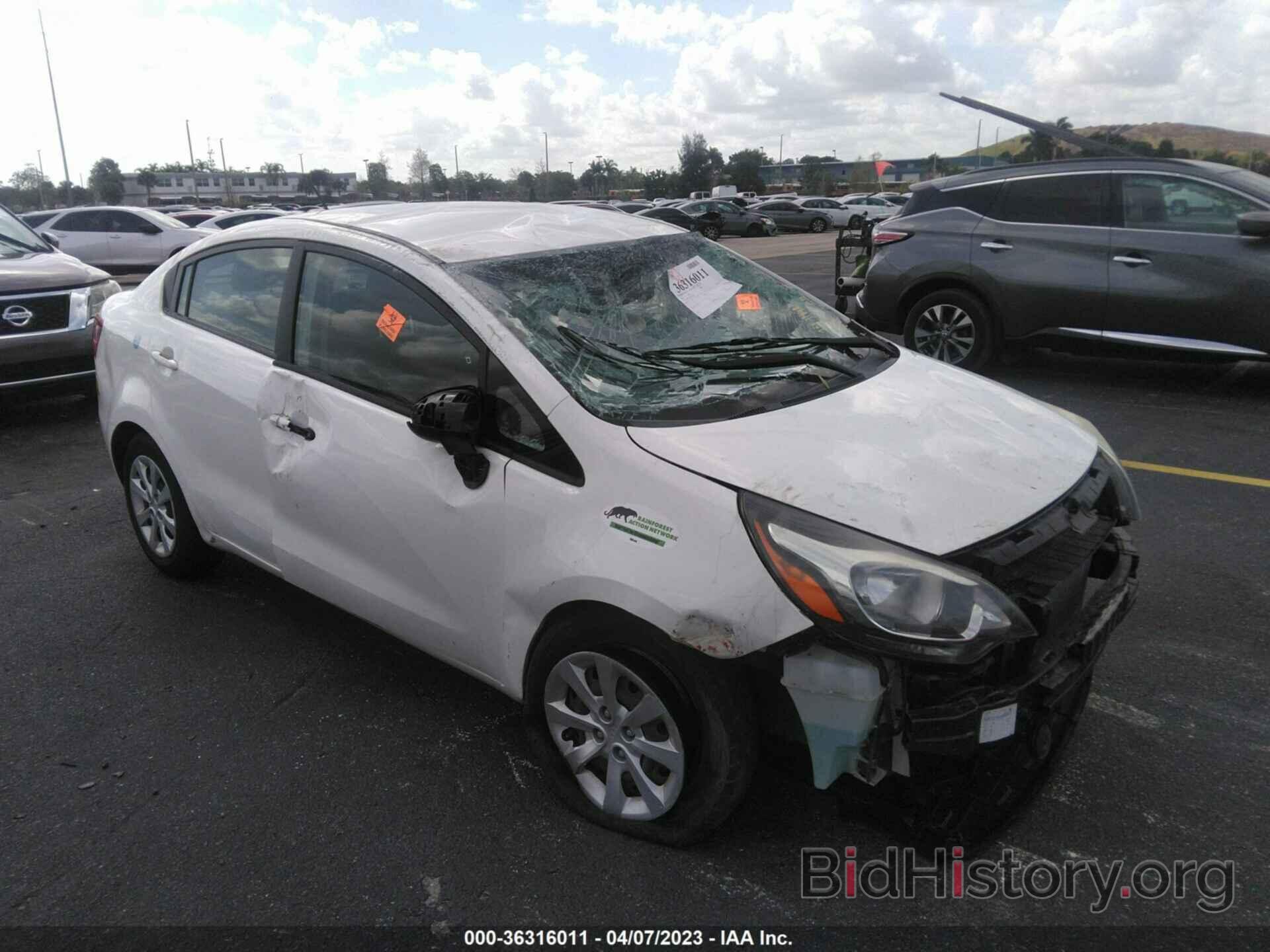 Photo KNADM4A37F6501914 - KIA RIO 2015