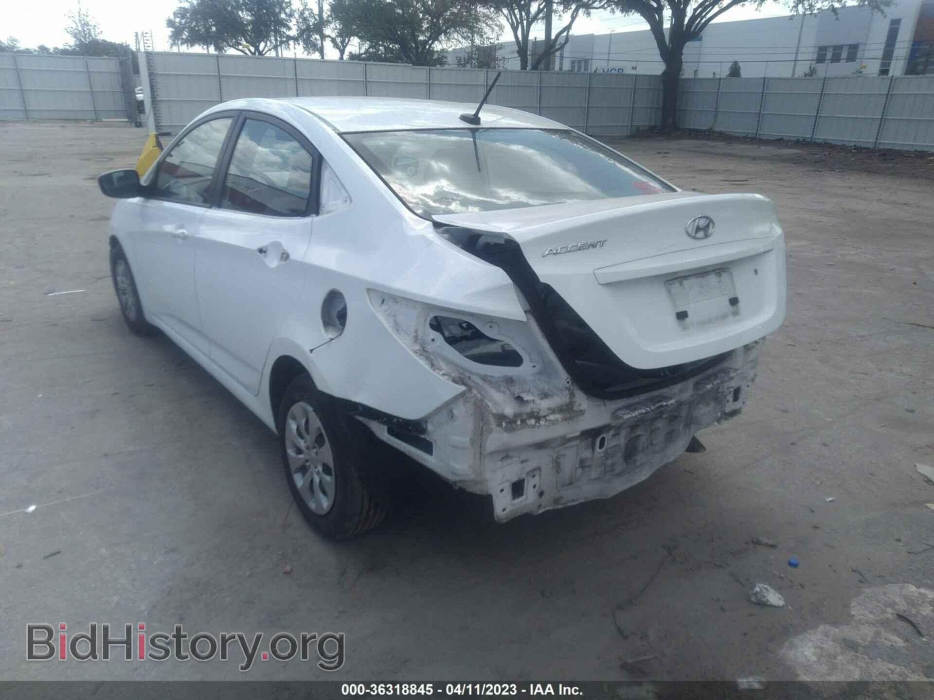 2017 HYUNDAI ACCENT - VIN: KMHCT4AE1HU214730 - Фото 3