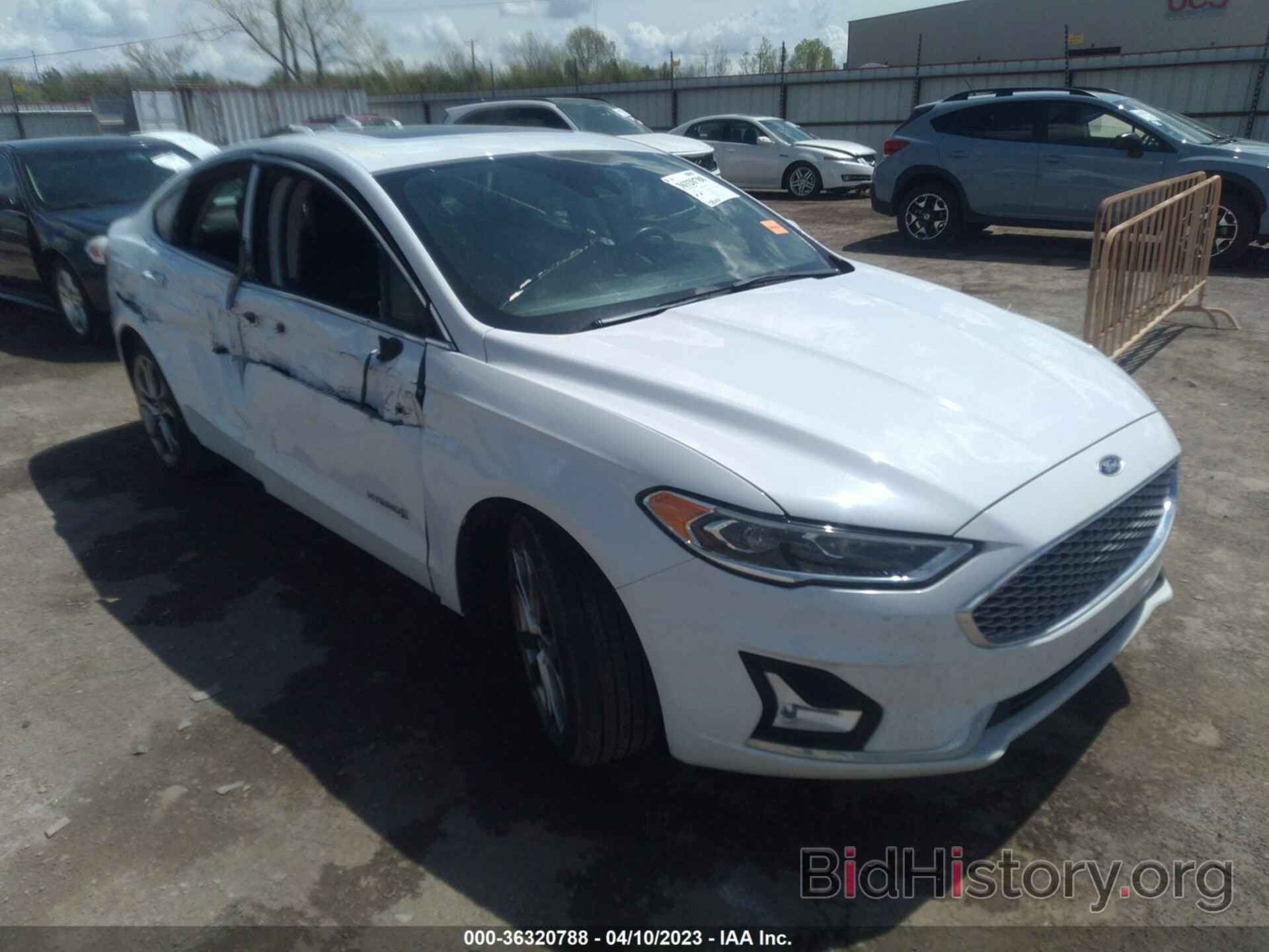 Фотография 3FA6P0RU9KR273166 - FORD FUSION HYBRID 2019