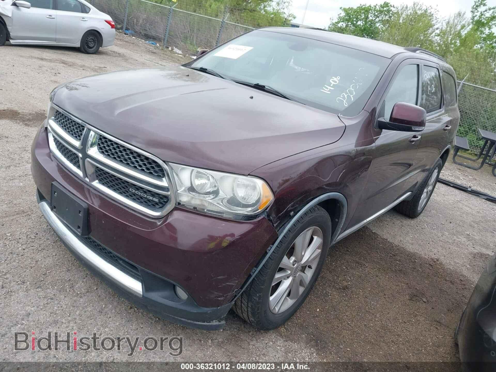 2012 DODGE DURANGO - VIN: 1C4RDHDG4CC206622 - Photo 2