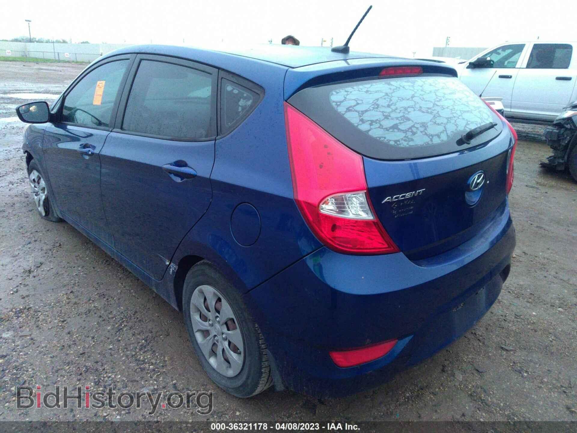 2015 HYUNDAI ACCENT - VIN: KMHCT5AE2FU217722 - Фото 3