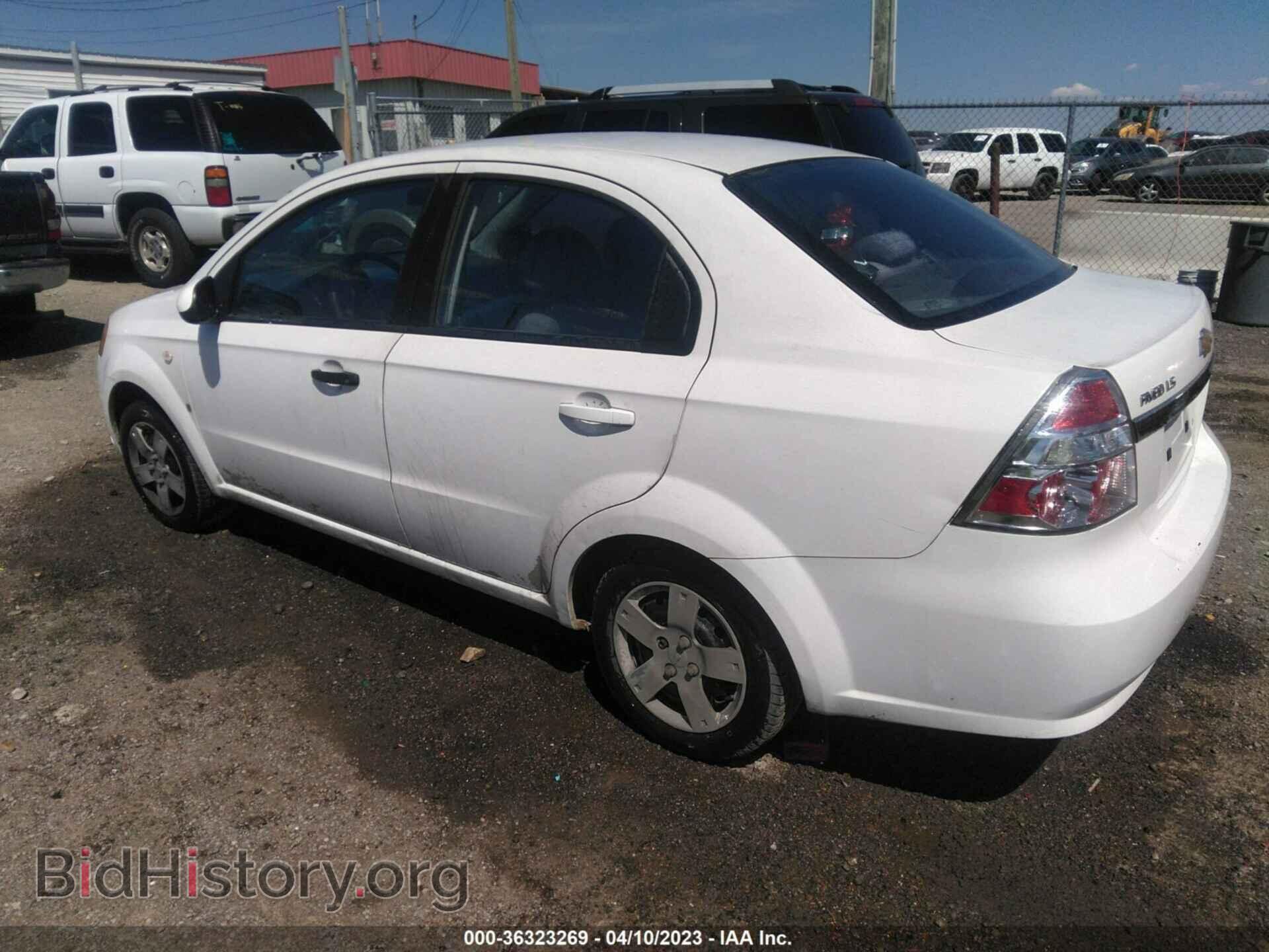 2007 CHEVROLET AVEO - VIN: KL1TD56677B130454 - Фото 3