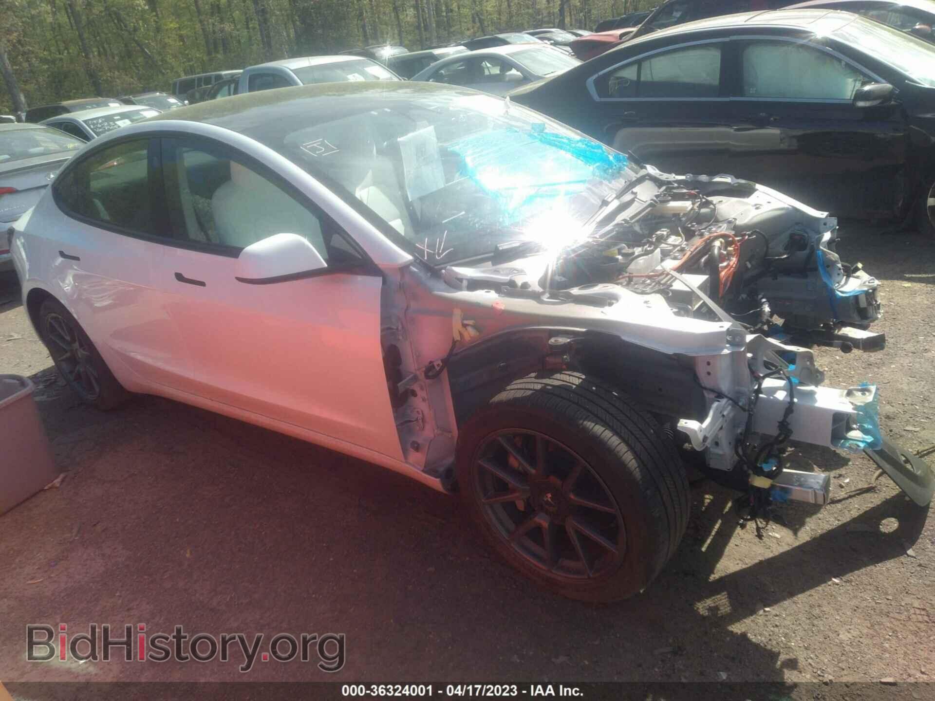 Photo 5YJ3E1EB6NF271412 - TESLA MODEL 3 2022