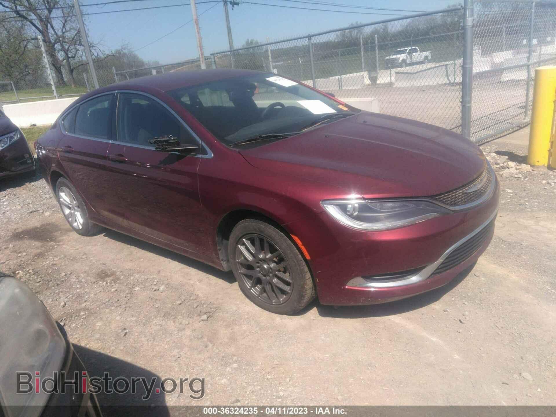 Фотография 1C3CCCAB9FN521031 - CHRYSLER 200 2015