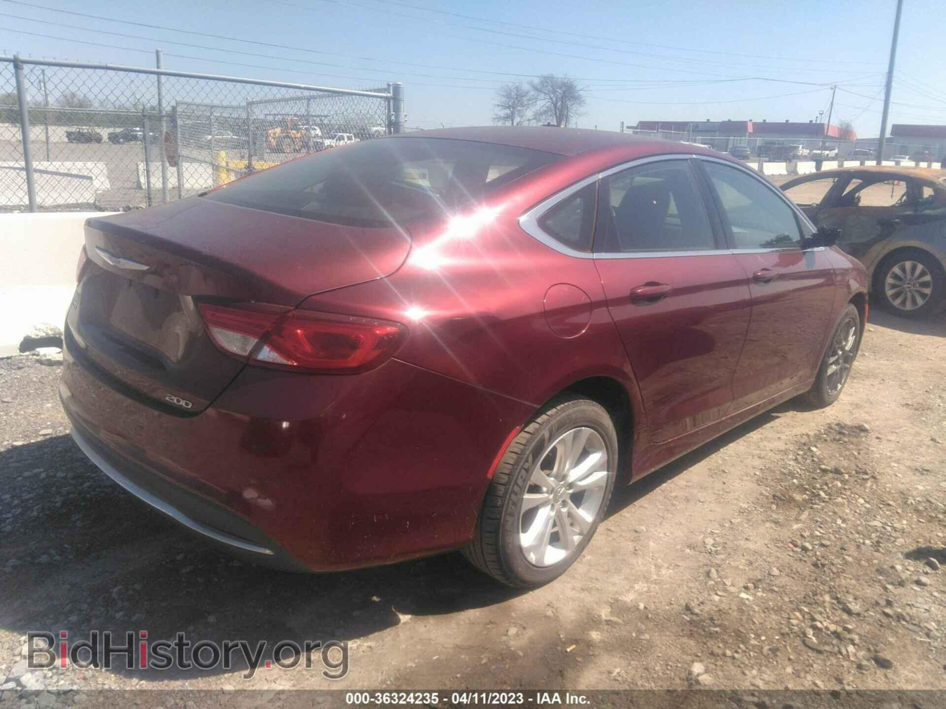 2015 CHRYSLER 200 - VIN: 1C3CCCAB9FN521031 - Фото 4