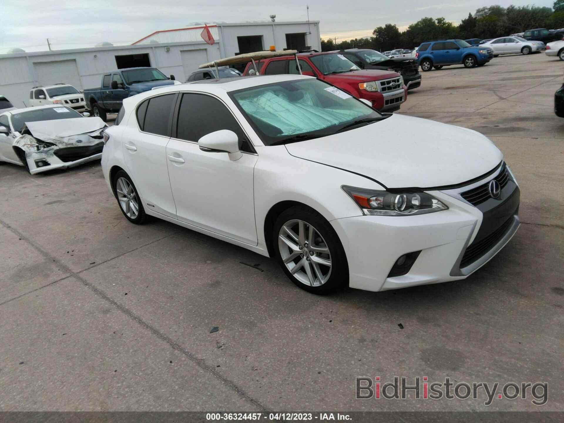 Фотография JTHKD5BH5E2196122 - LEXUS CT 200H 2014