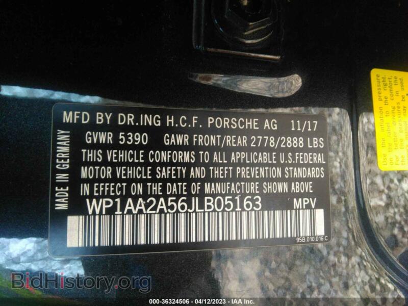 2018 Porsche MACAN (VIN WP1AA2A56JLB05163) — photo 9 of 11