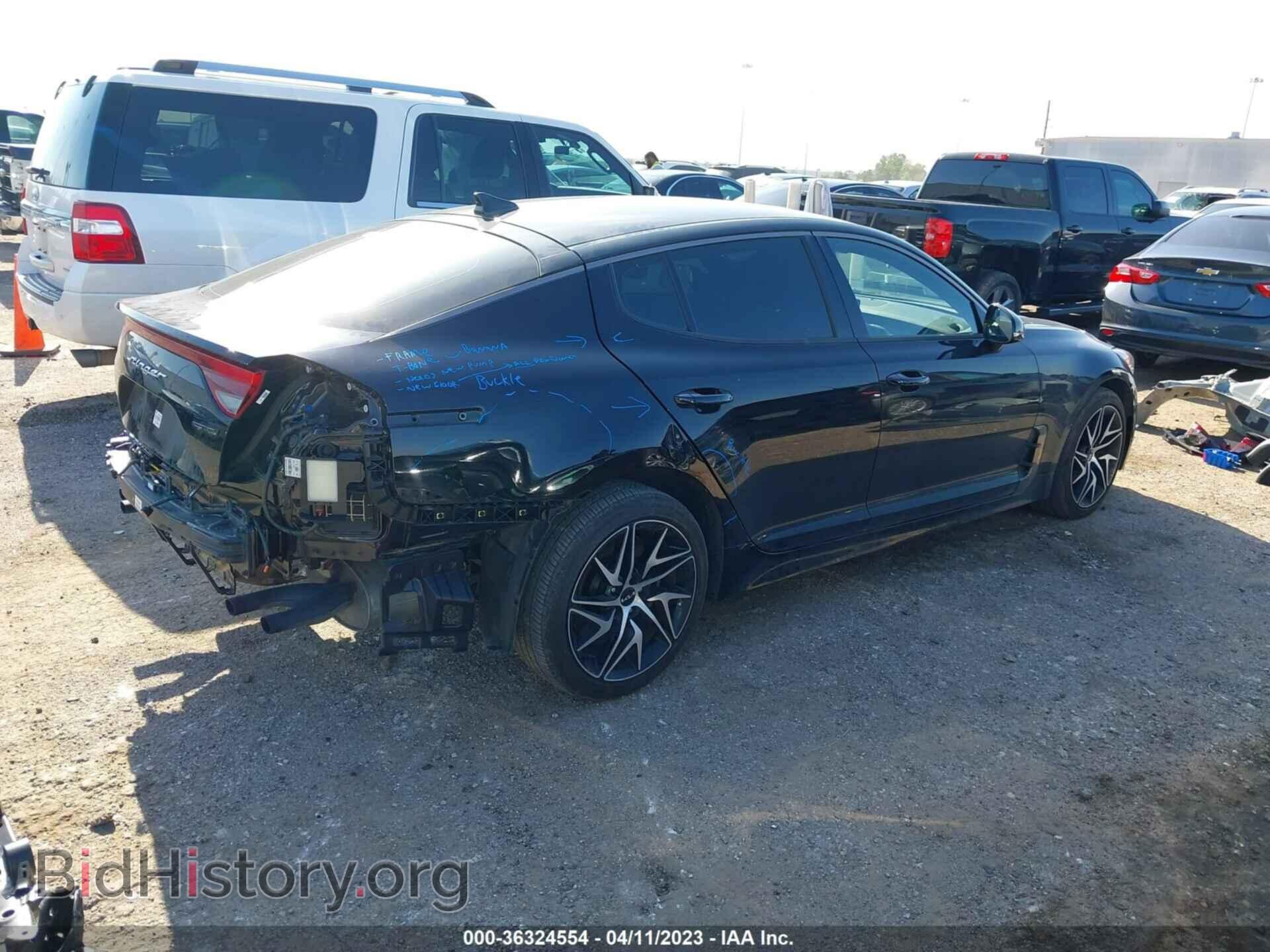 2022 KIA STINGER - VIN: KNAE35LD0N6111965 - Фото 4