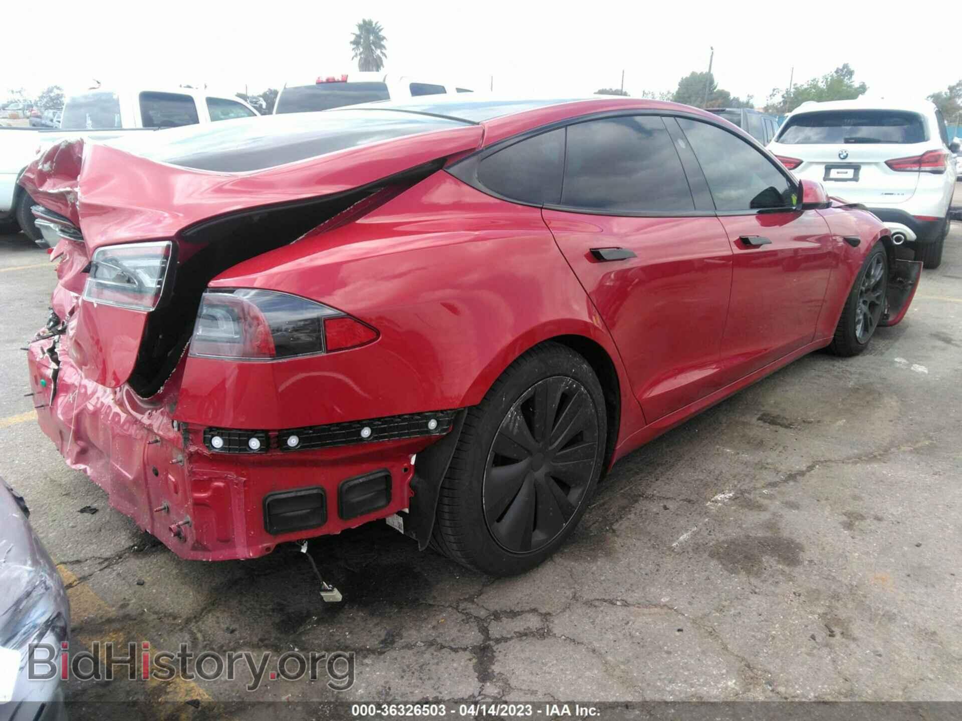 2022 TESLA MODEL S - VIN: 5YJSA1E53NF471763 - Photo 4