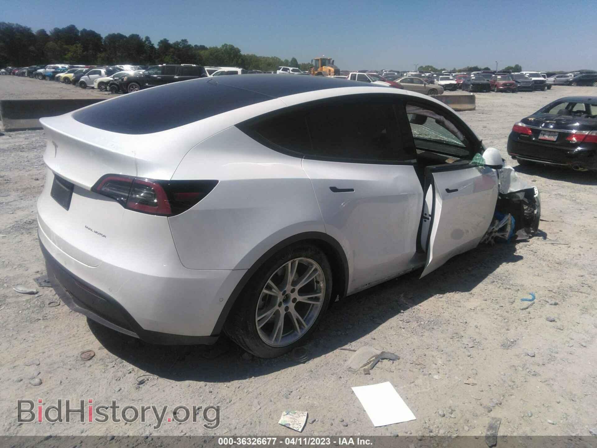 2021 TESLA MODEL Y - VIN: 5YJYGDEE5MF296103 - Фото 4