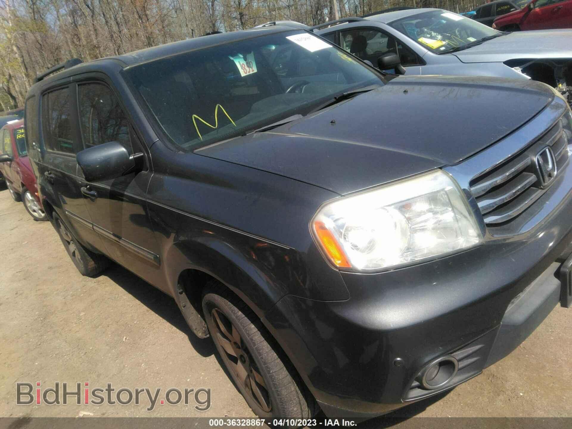 Фотография 5FNYF3H91CB036677 - HONDA PILOT 2012