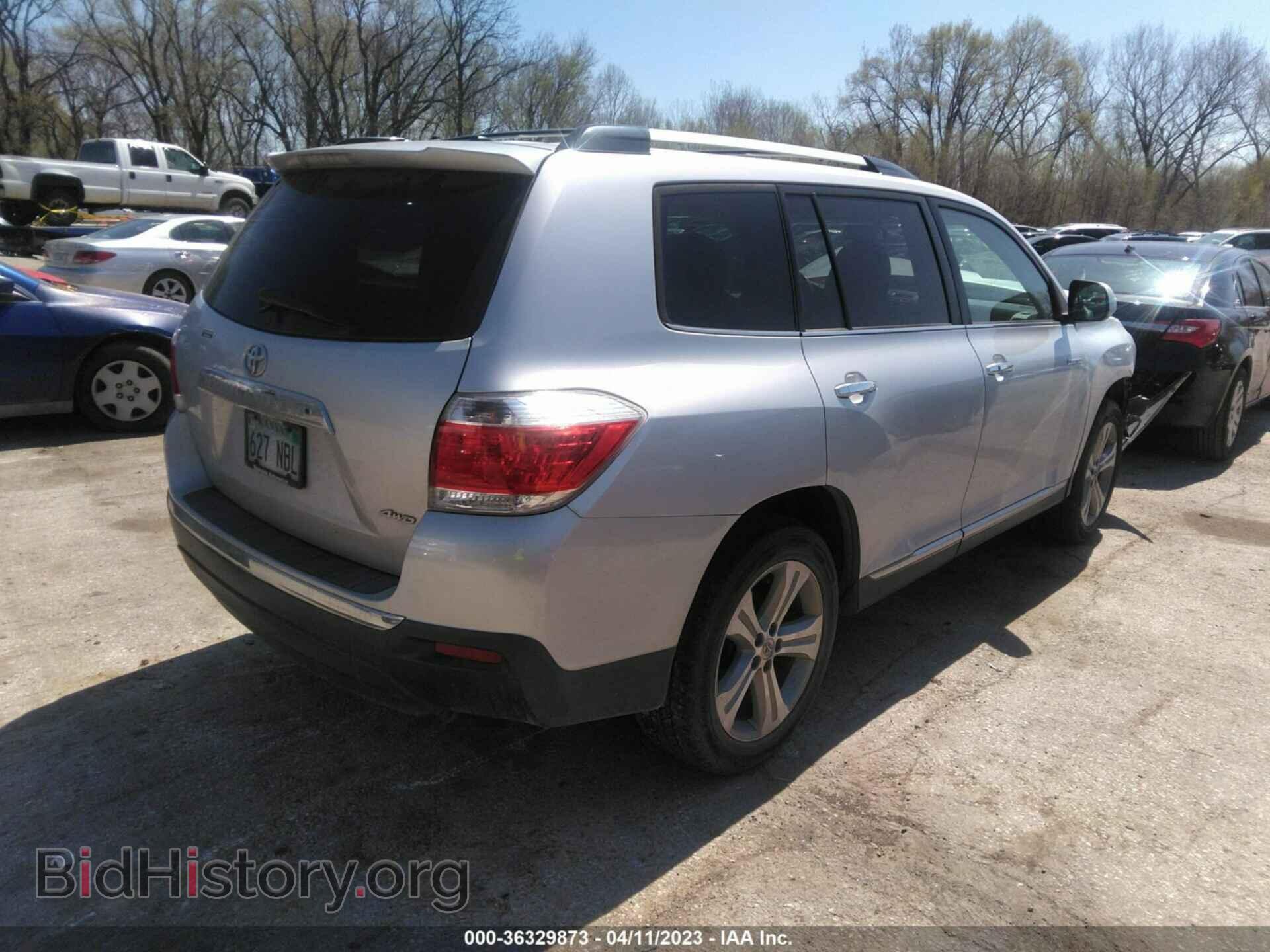 2012 TOYOTA HIGHLANDER - VIN: 5TDDK3EH2CS097988 - Фото 4