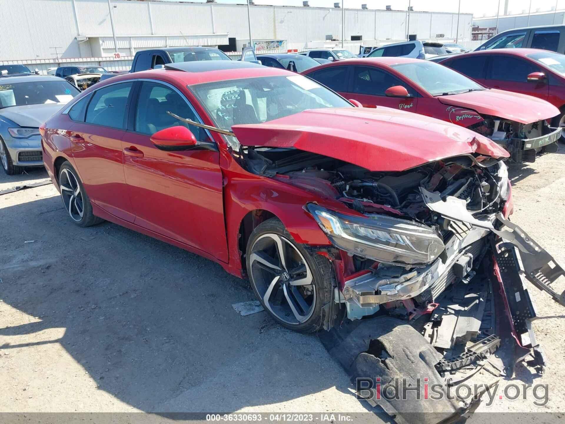 Photo 1HGCV2F3XLA014631 - HONDA ACCORD SEDAN 2020