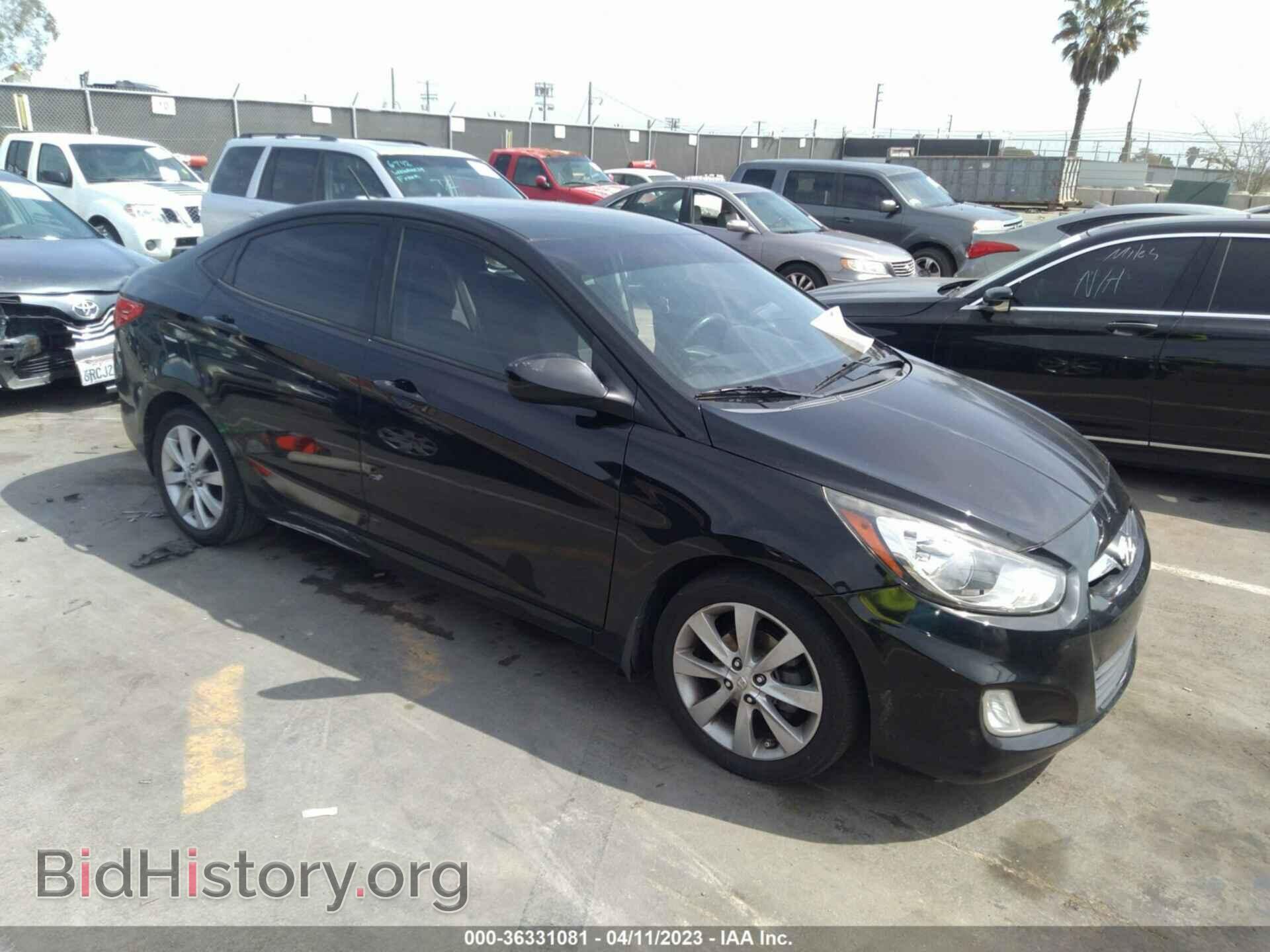 Фотография KMHCU4AE9DU462246 - HYUNDAI ACCENT 2013