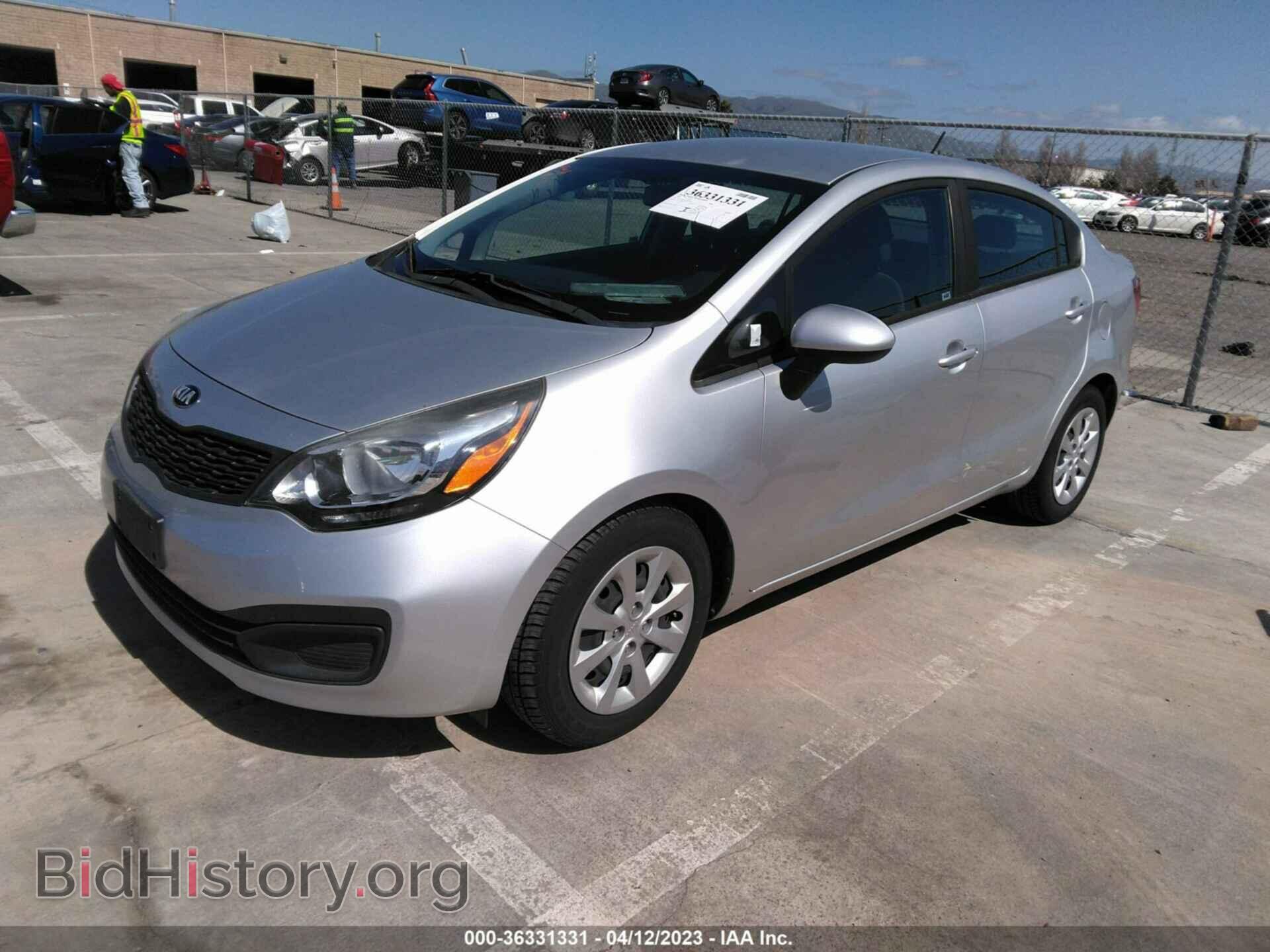 2014 KIA RIO - VIN: KNADM4A38E6376260 - Фото 2