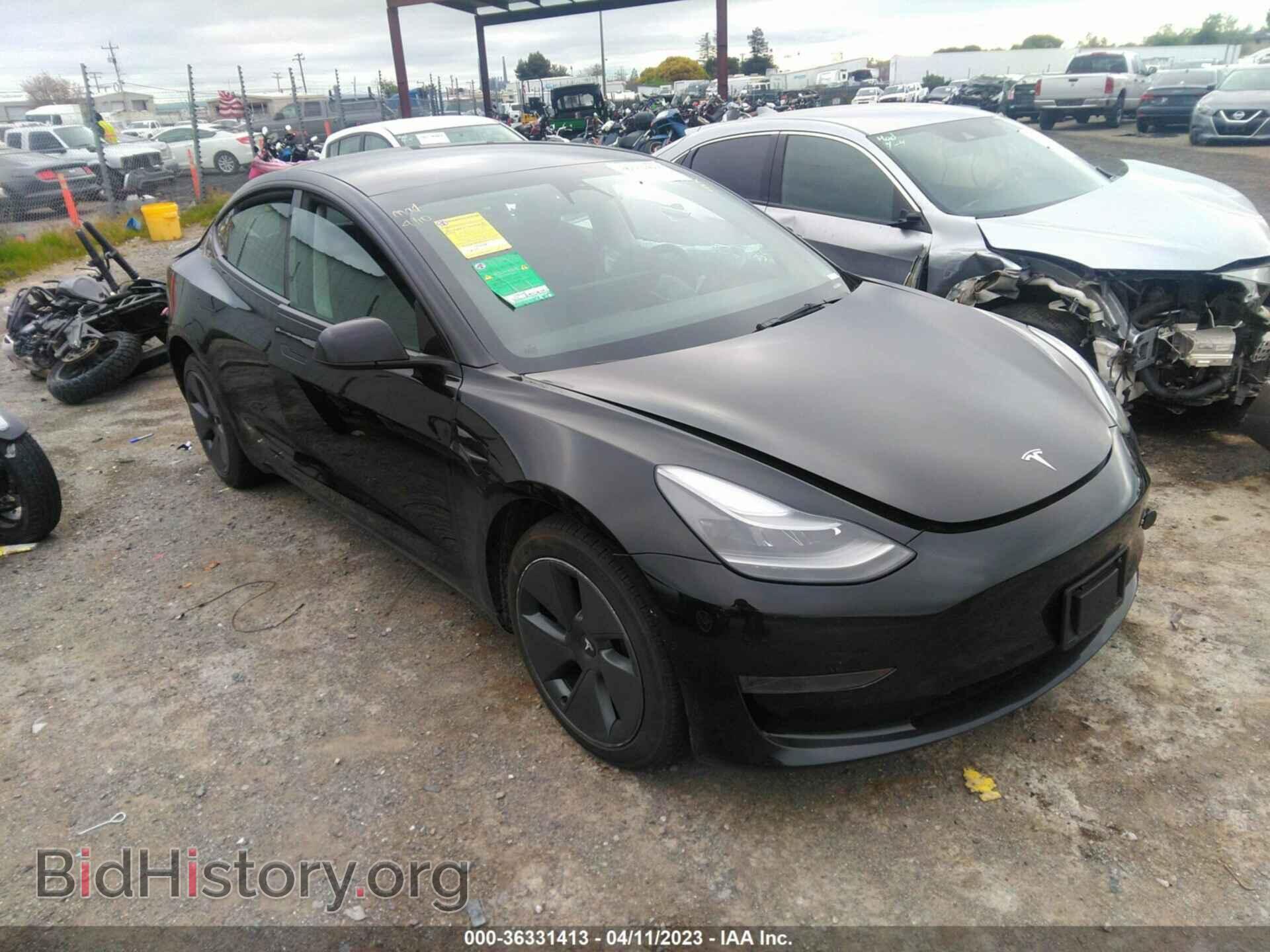 Photo 5YJ3E1EA8NF352239 - TESLA MODEL 3 2022