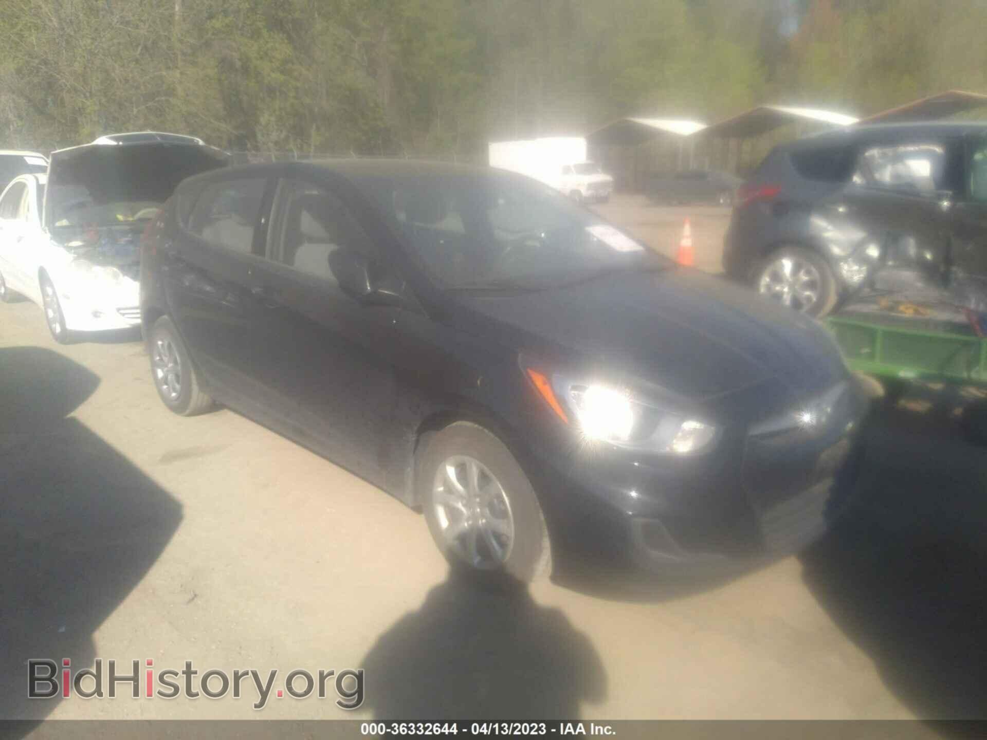 Фотография KMHCT5AE4DU119689 - HYUNDAI ACCENT 2013