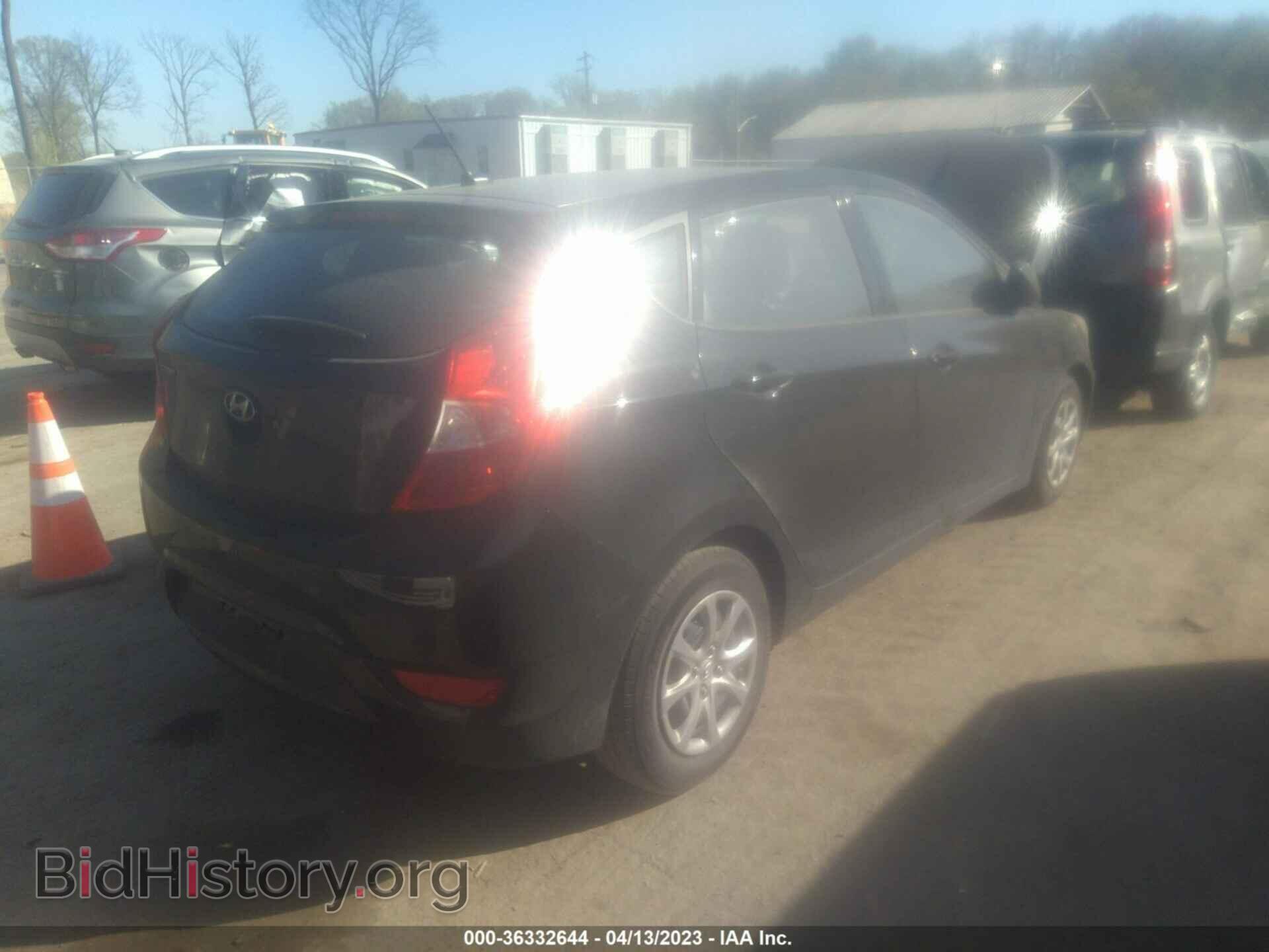 2013 HYUNDAI ACCENT - VIN: KMHCT5AE4DU119689 - Фото 4
