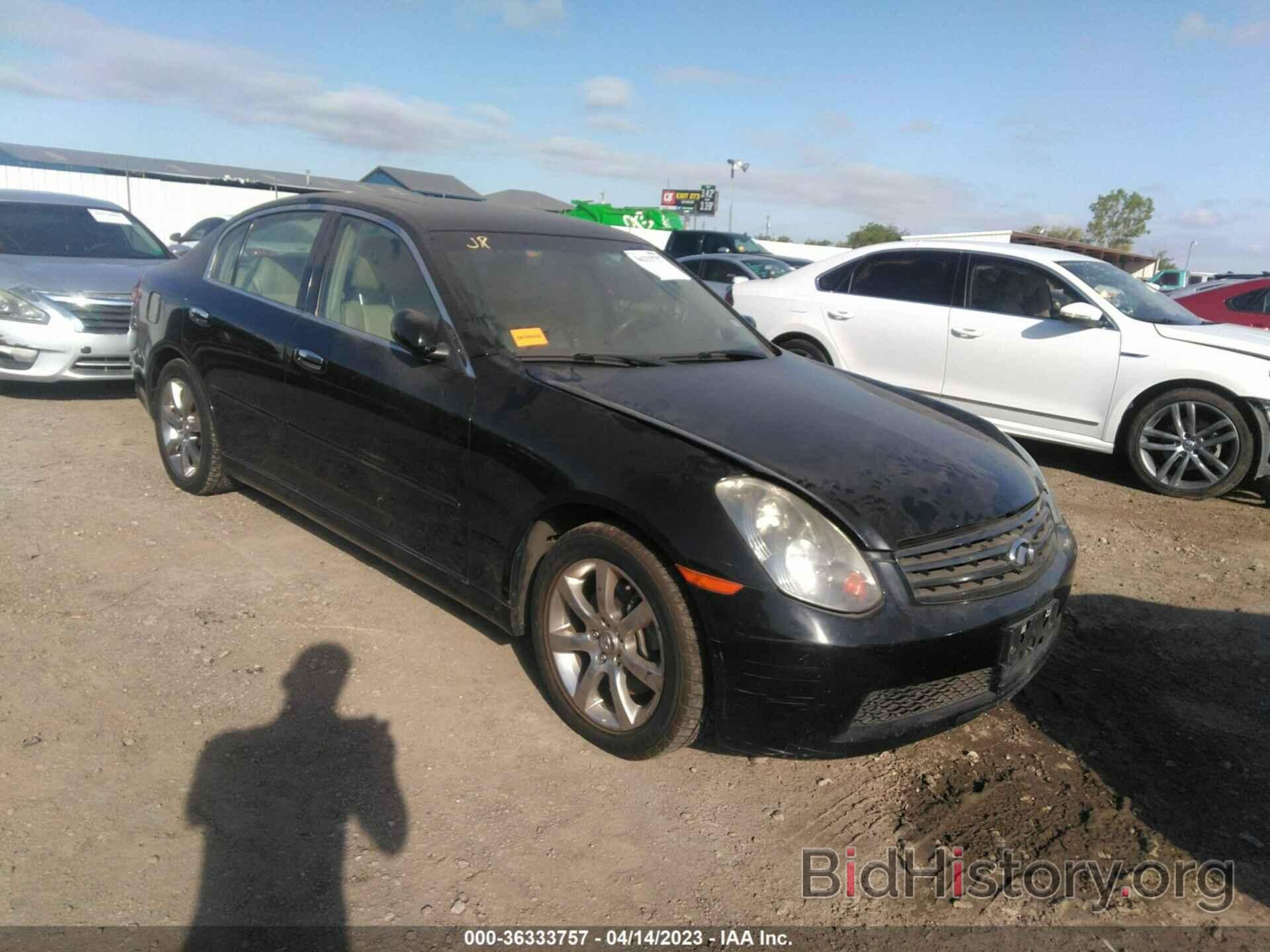 Photo JNKCV51E06M501928 - INFINITI G35 SEDAN 2006