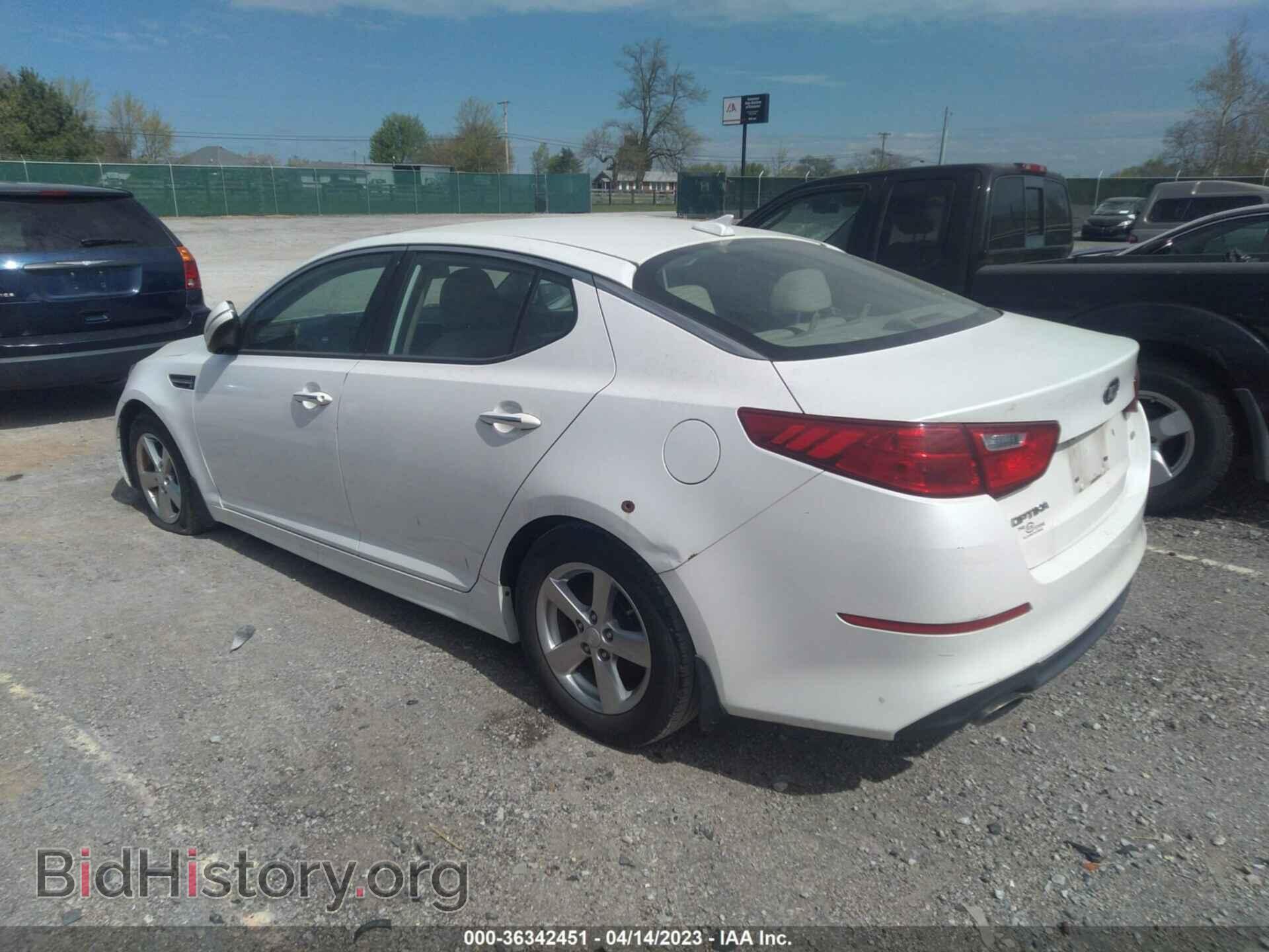 2015 KIA OPTIMA - VIN: KNAGM4A75F5641238 - Photo 3