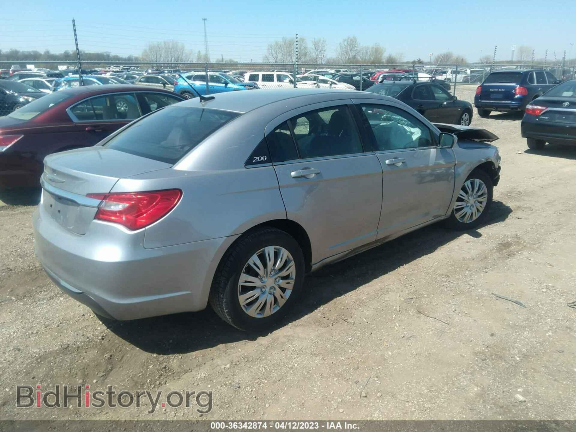 2013 CHRYSLER 200 - VIN: 1C3CCBABXDN734030 - Фото 4