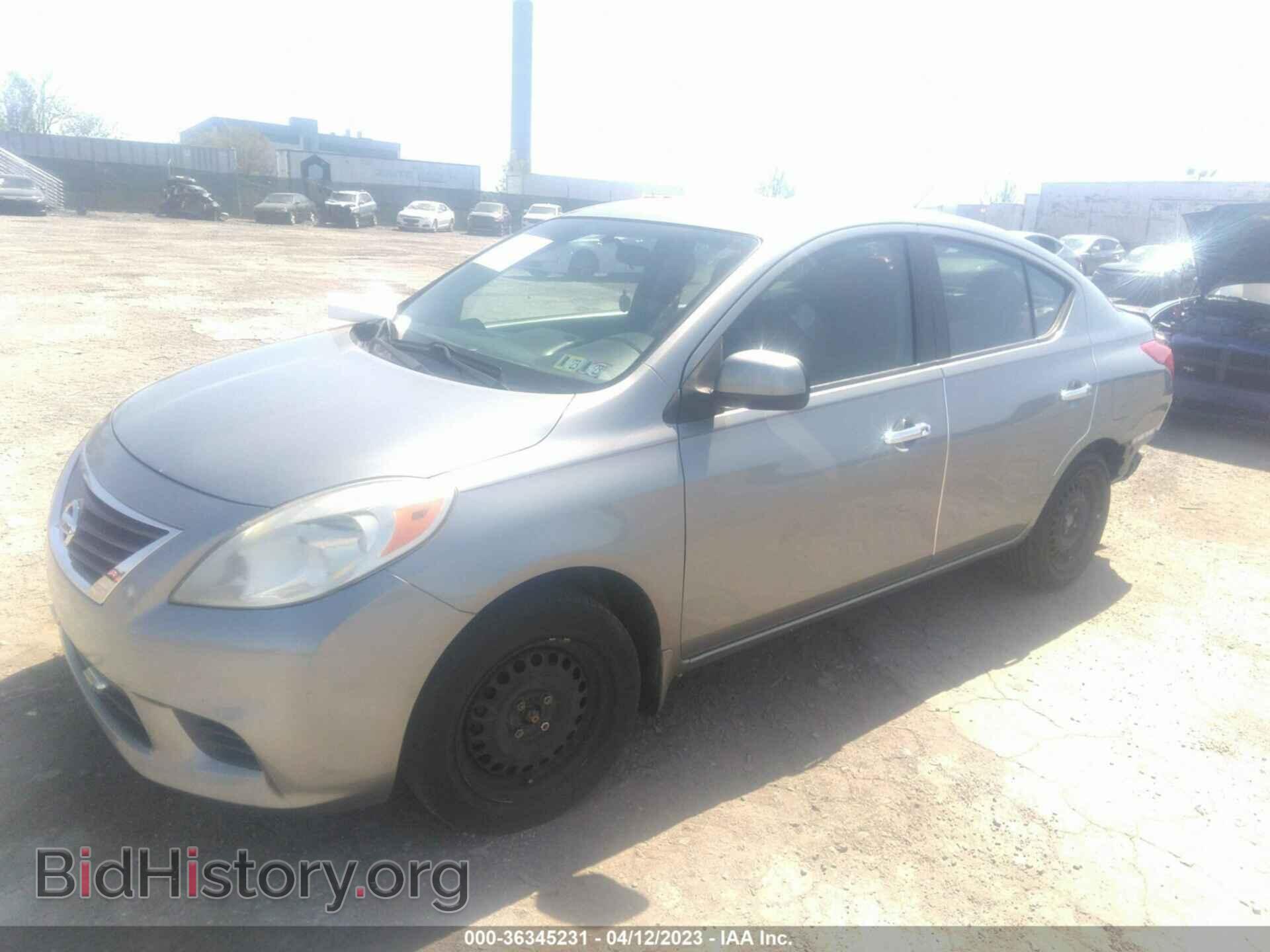 2012 NISSAN VERSA - VIN: 3N1CN7AP4CL879466 - Фото 2