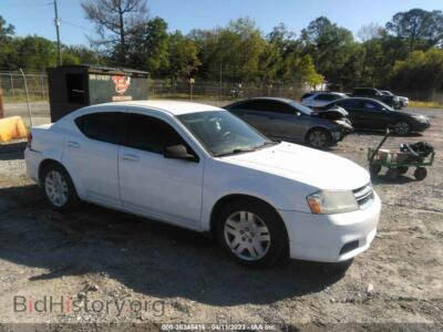 2013 Dodge AVENGER SE, белый — VIN 1C3CDZAB7DN575778, IAAI