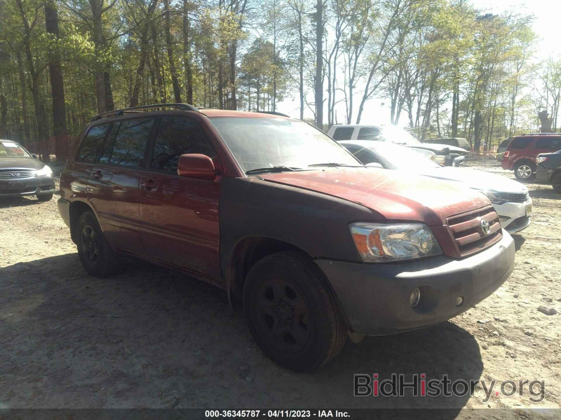 Photo JTEGD21A260136253 - TOYOTA HIGHLANDER 2006