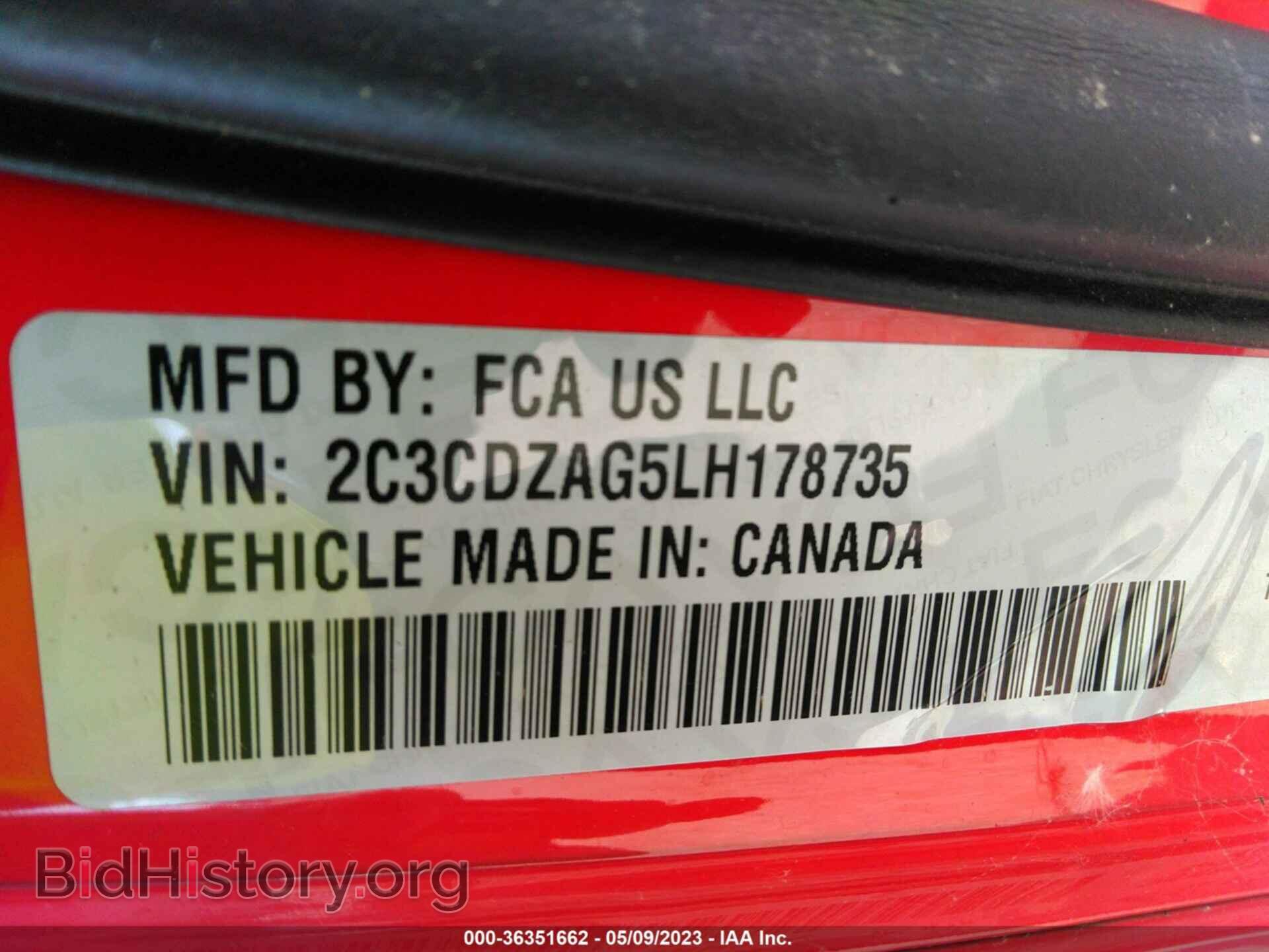 2020 DODGE CHALLENGER - VIN: 2C3CDZAG5LH178735 - Фото 9
