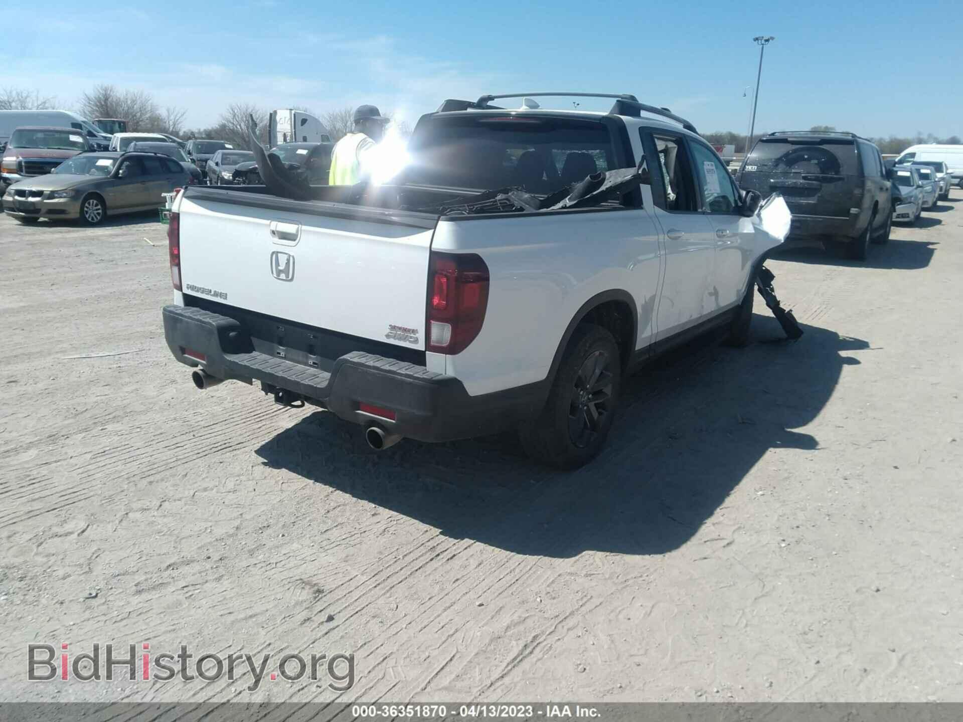 2021 HONDA RIDGELINE - VIN: 5FPYK3F19MB002648 - Фото 4